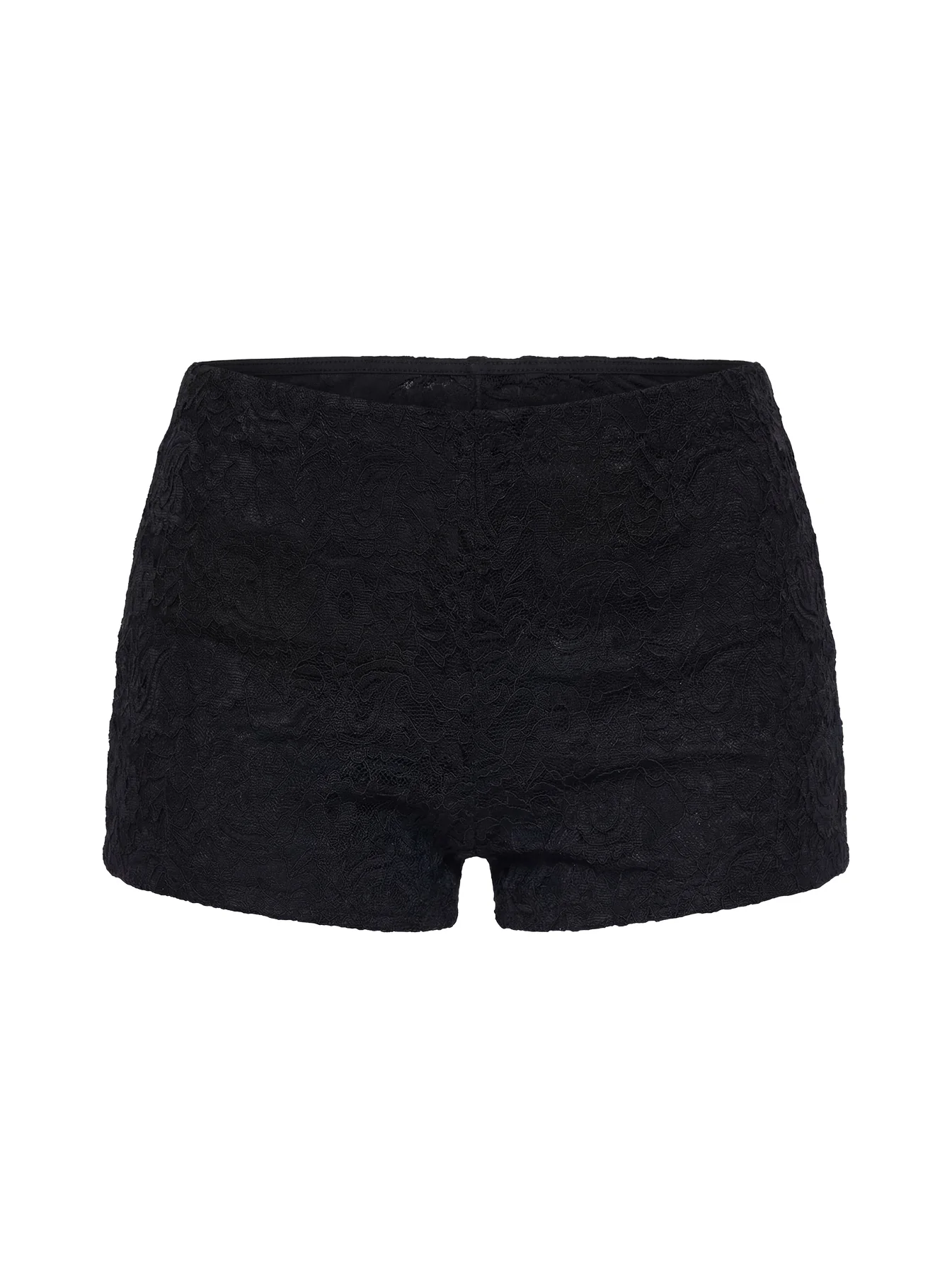 Daveney Lace Micro Shorts Black - Image 9