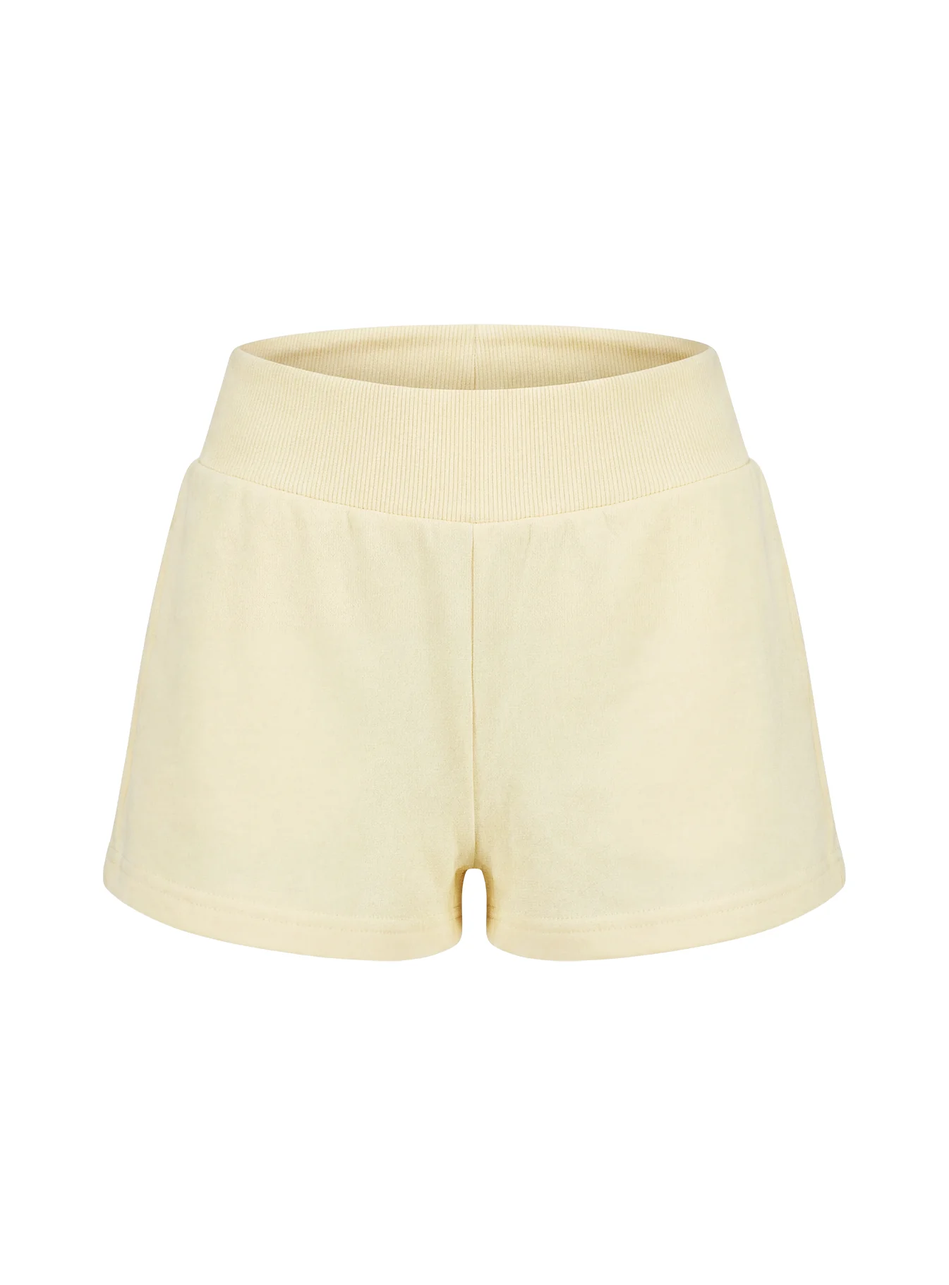 Daybreak Rib Waist Shorts Buttercream - Image 8