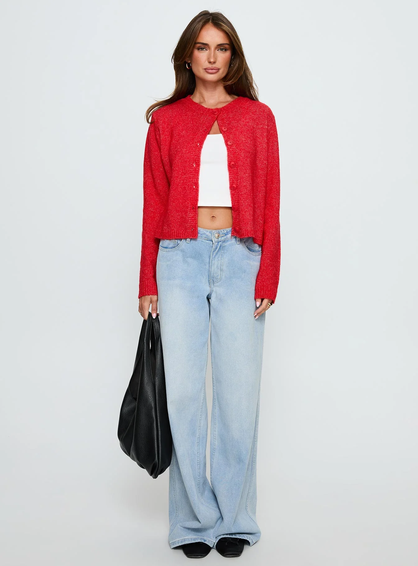 Denmark Cardigan Red - Image 6