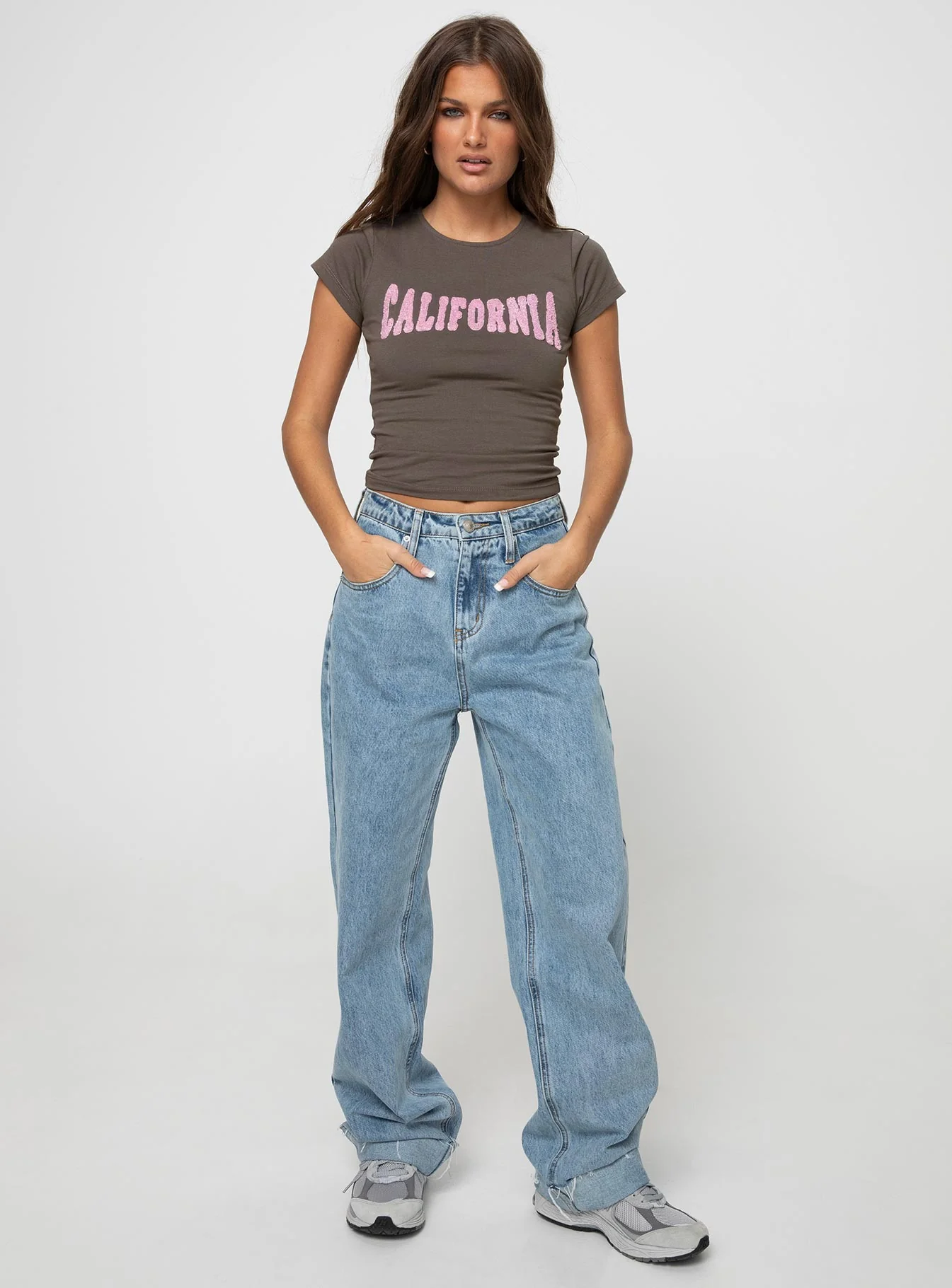 Destination California Tee Charcoal - Image 3