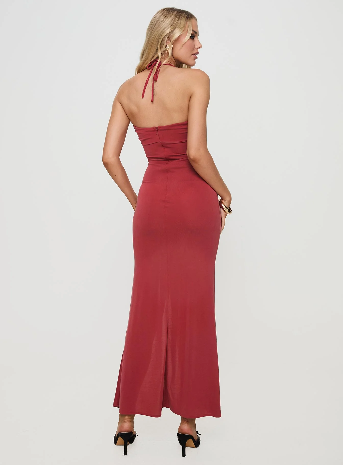Destinations Maxi Dress Red - Image 5