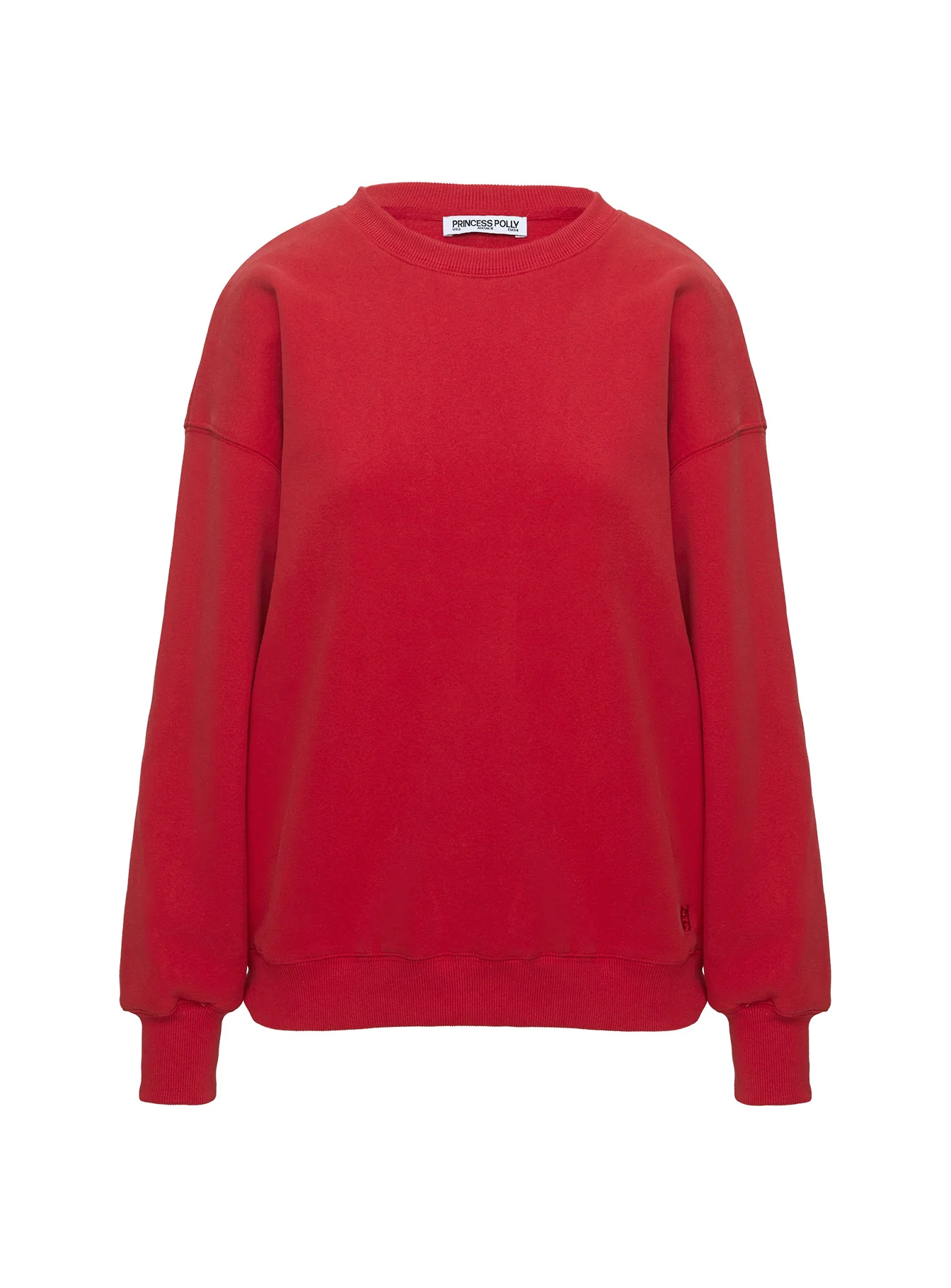 Dream Fleece Classic Crewneck Sweatshirt Red - Image 5