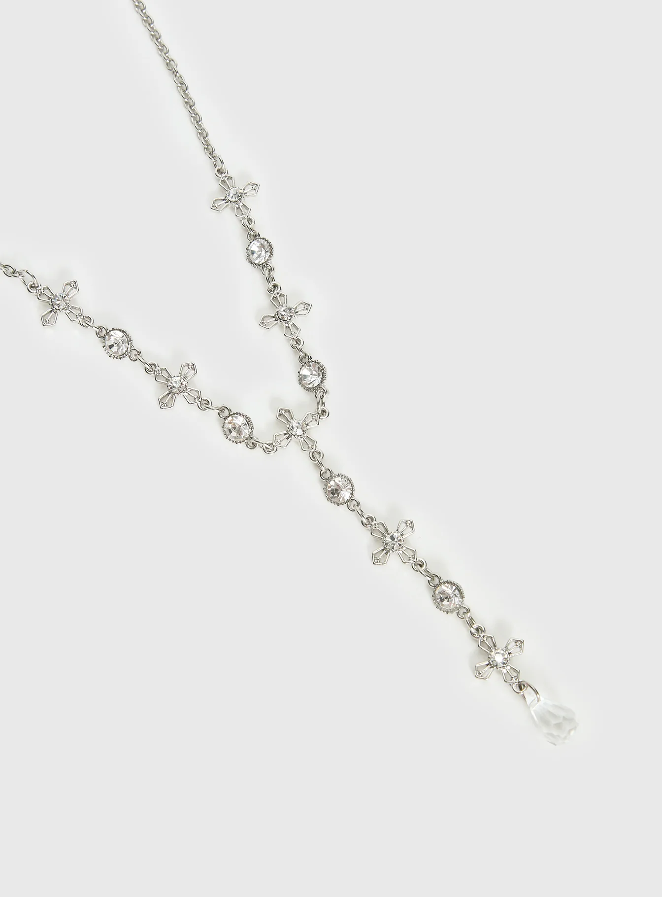 Ellasyn Y Necklace Silver - Image 3