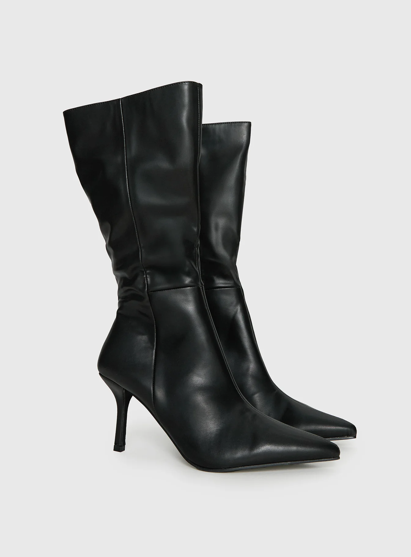 Elodiee Knee High Boots Black - Image 2