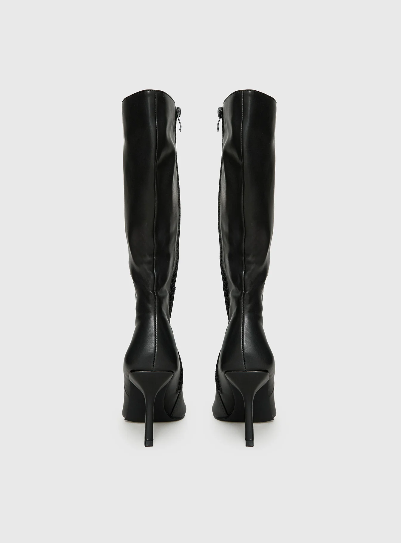 Elodiee Knee High Boots Black - Image 4
