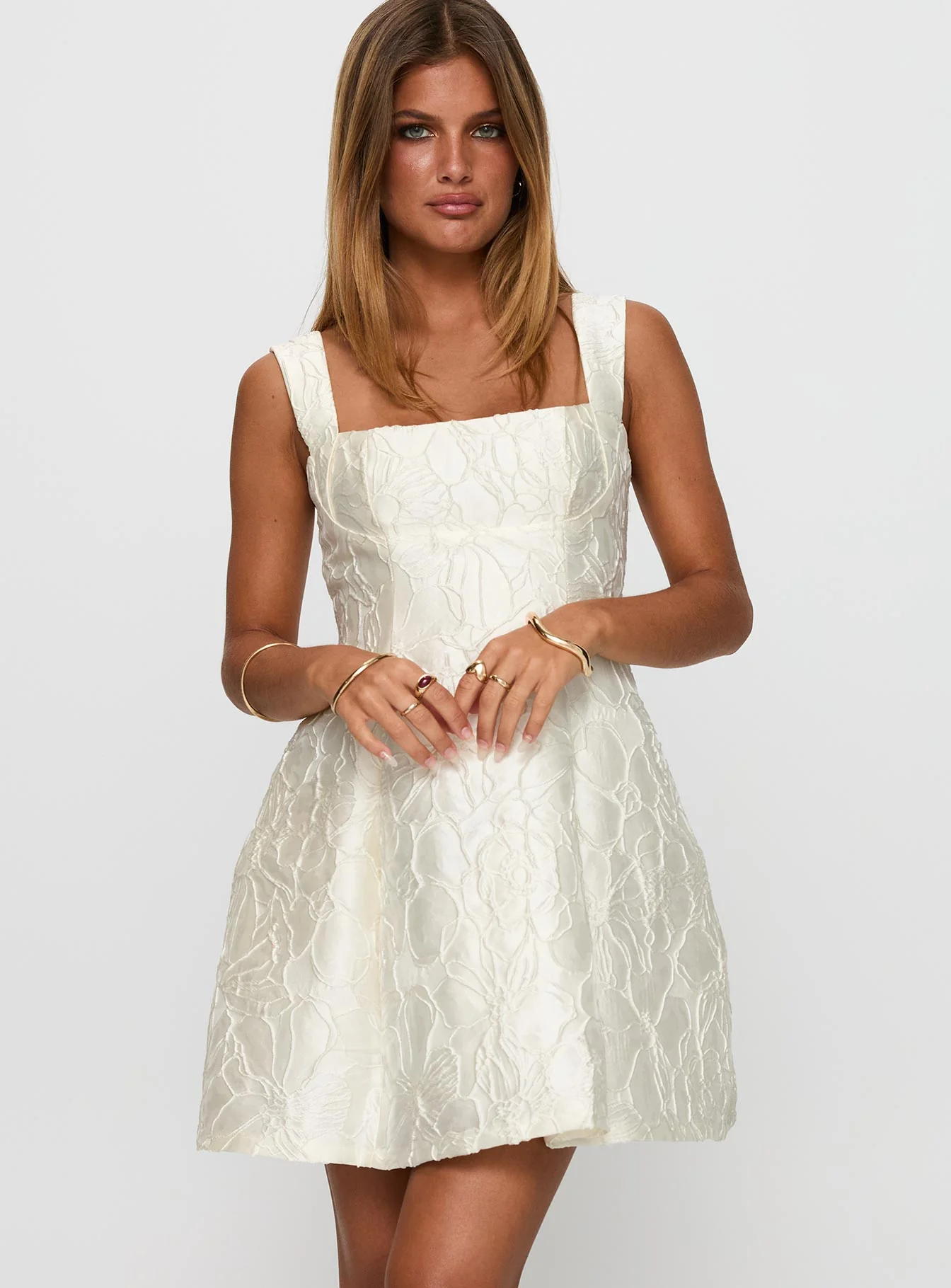 Eloquent Mini Dress Ivory - Image 2