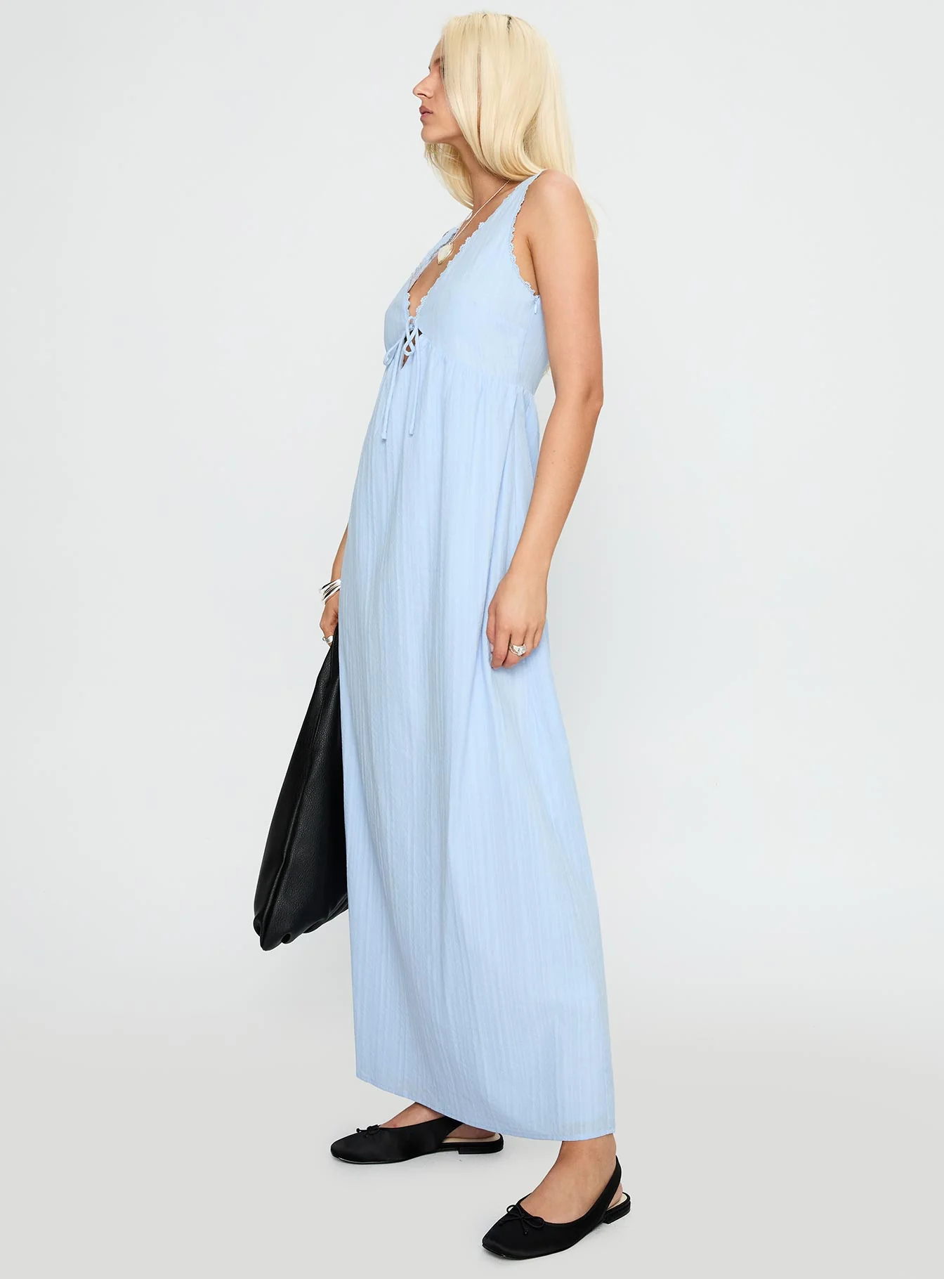 Elyza Maxi Dress Blue - Image 3