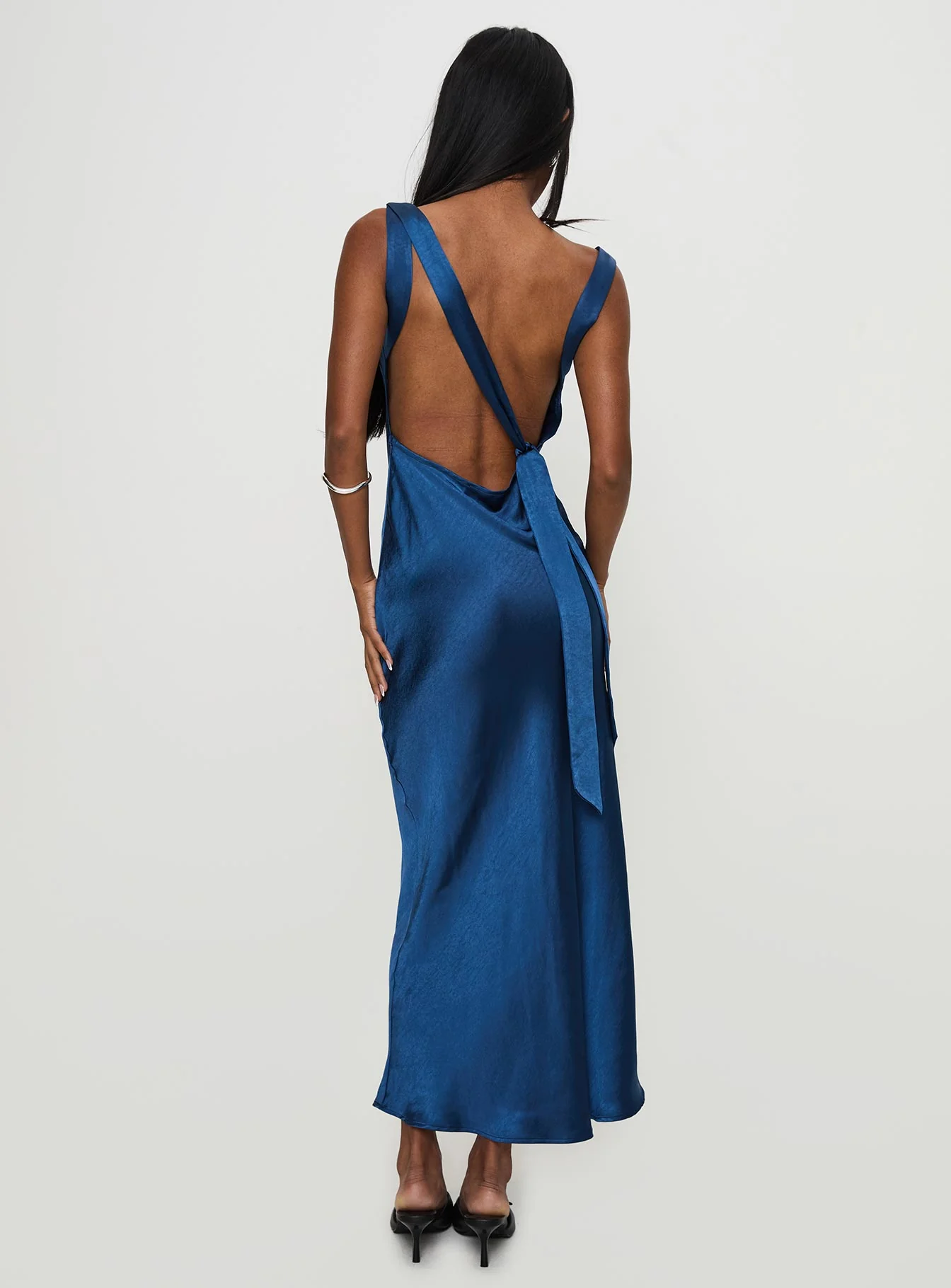 Emiliana Maxi Dress Blue - Image 4