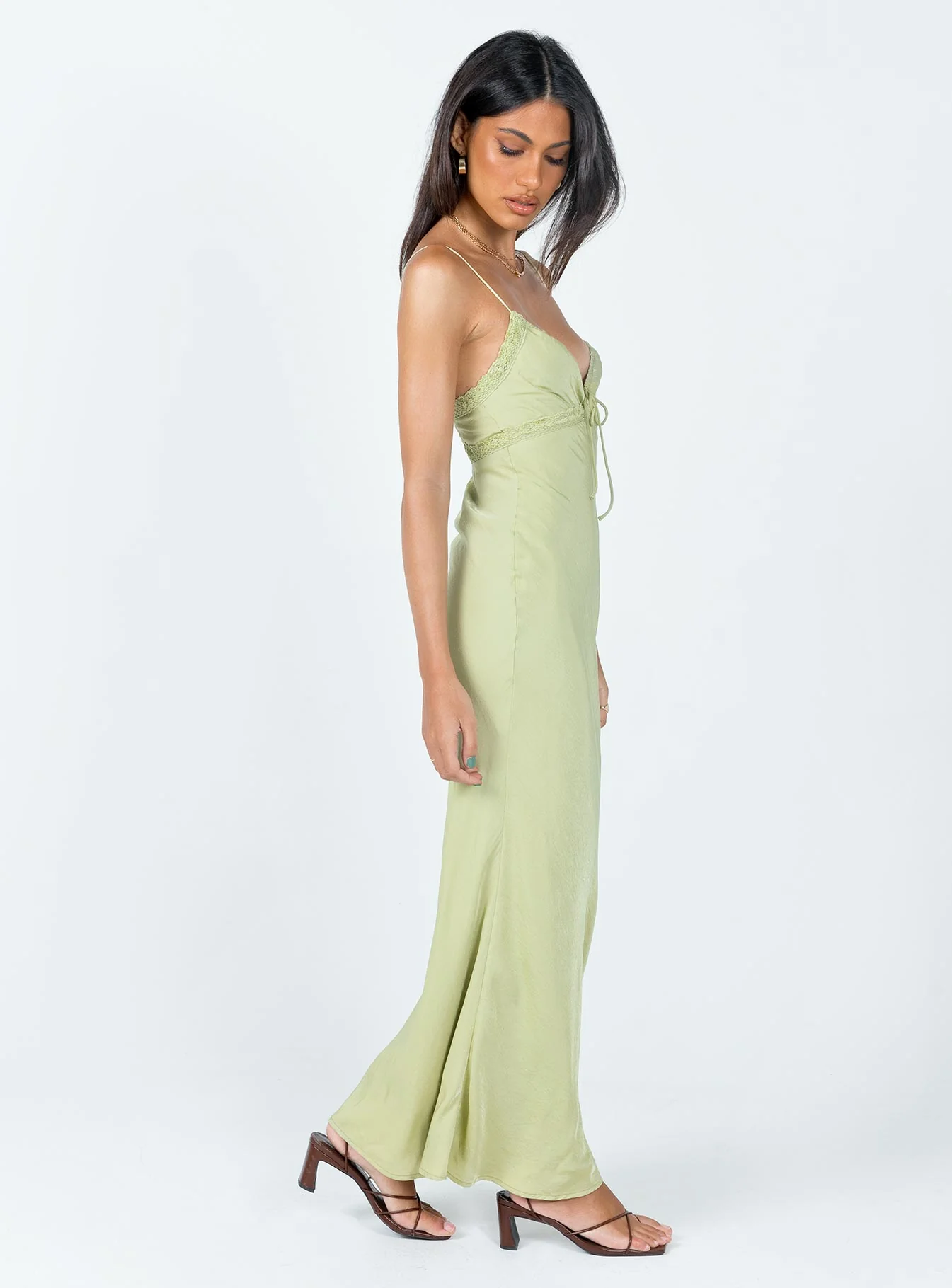 Emily Maxi Dress Green - Image 4