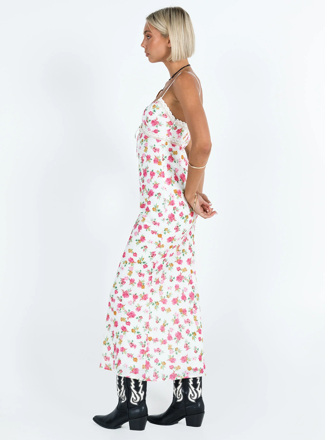 Emily Maxi Dress Multi Floral - Image 4