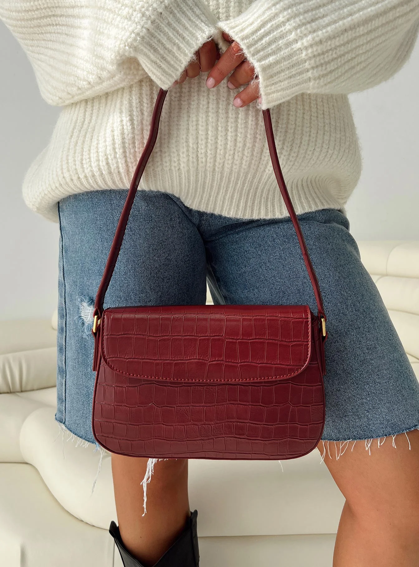 Everytime Shoulder Bag Red - Image 5