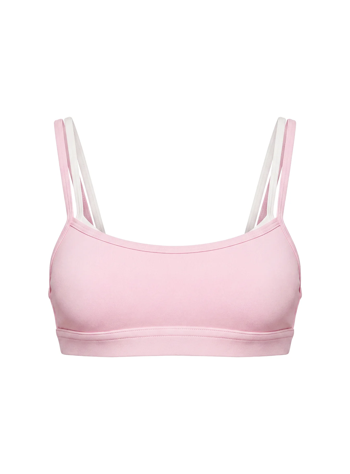 Exhilarate Layered Crop Top Pink / White - Image 10