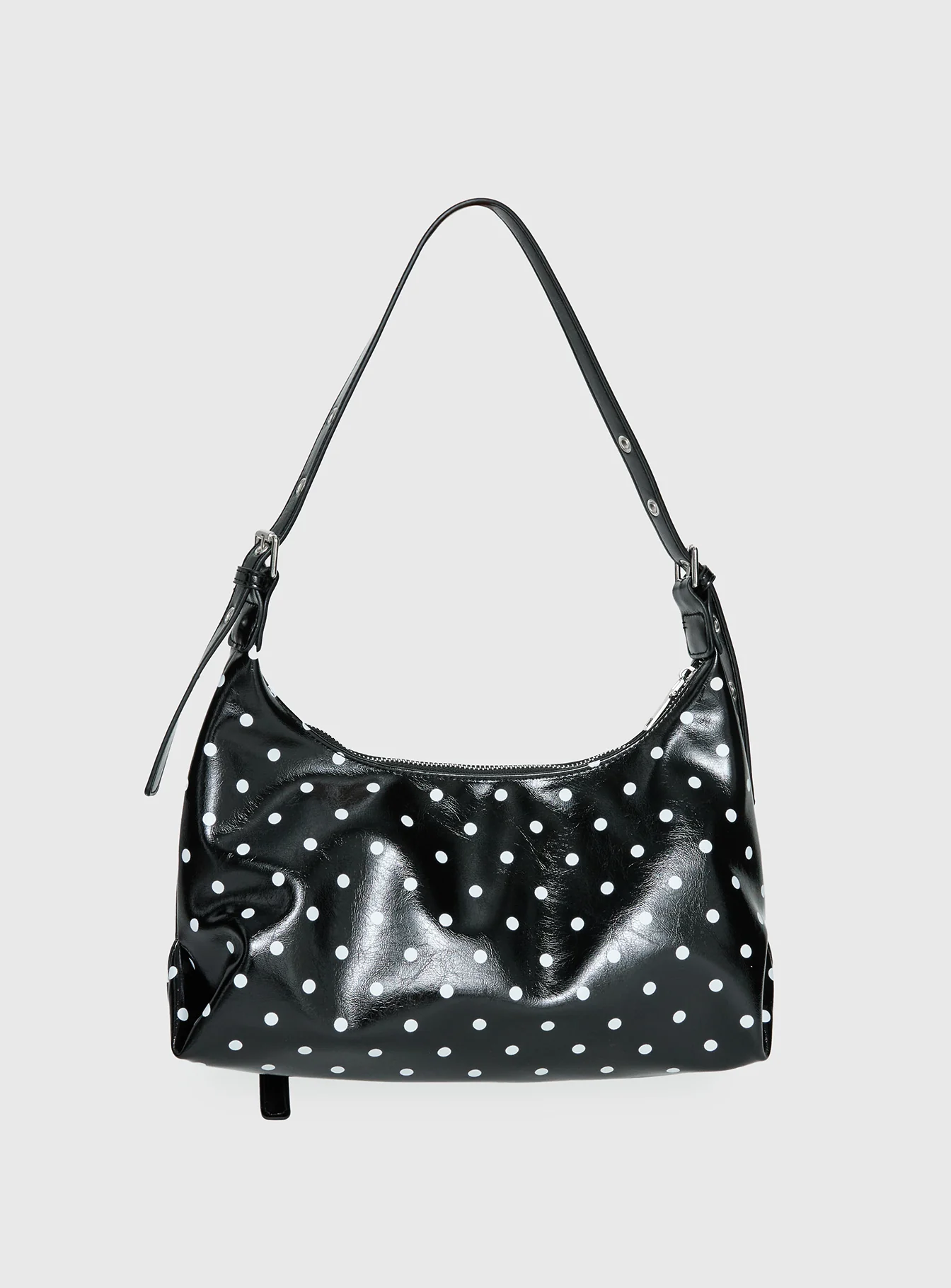 Fabray Cargo Bag Black Polka Dot - Image 4