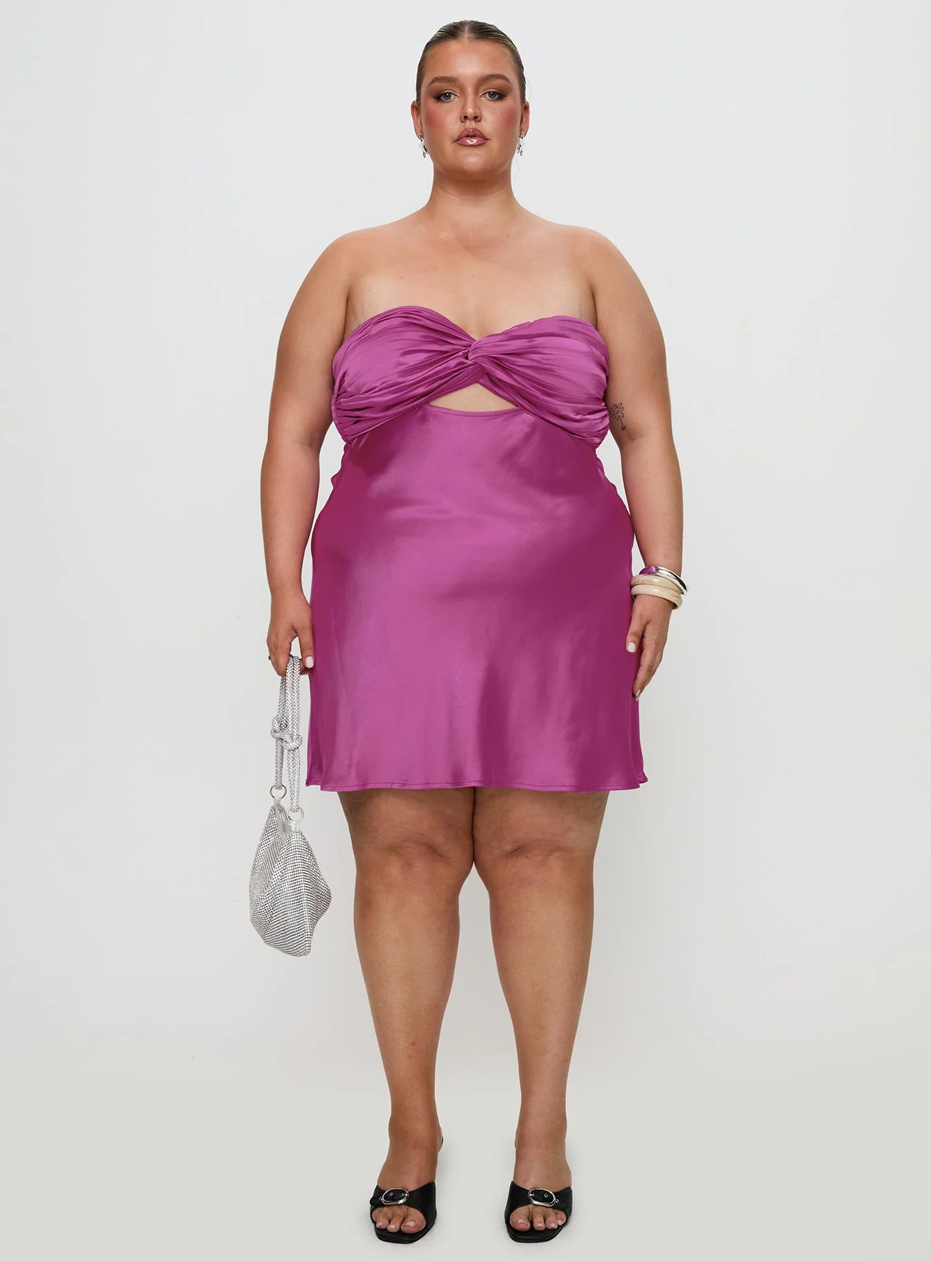 Faviola Mini Dress Purple Curve - Image 7