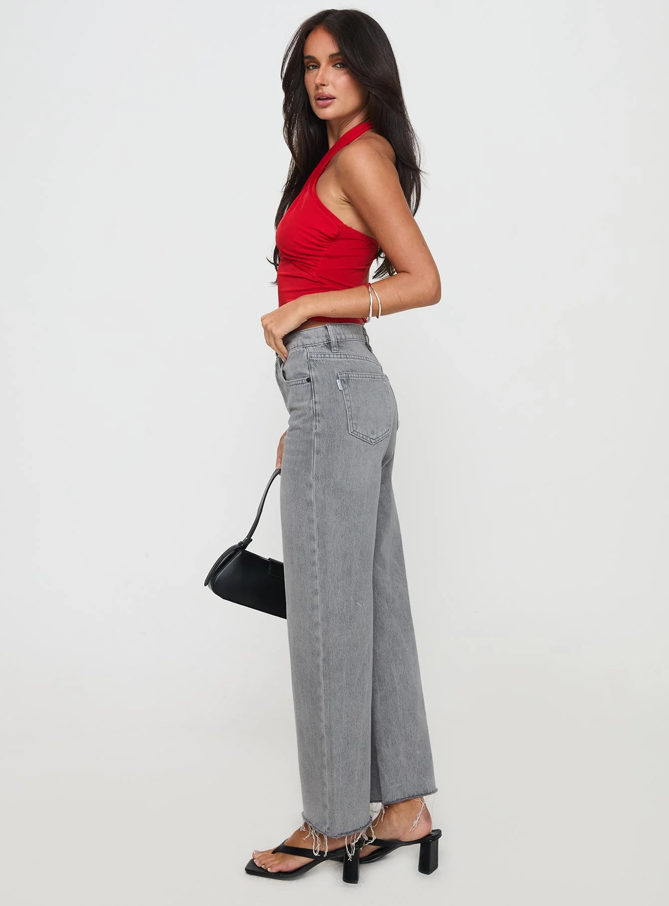 Fawcett Jeans Grey Wash Denim - Image 3