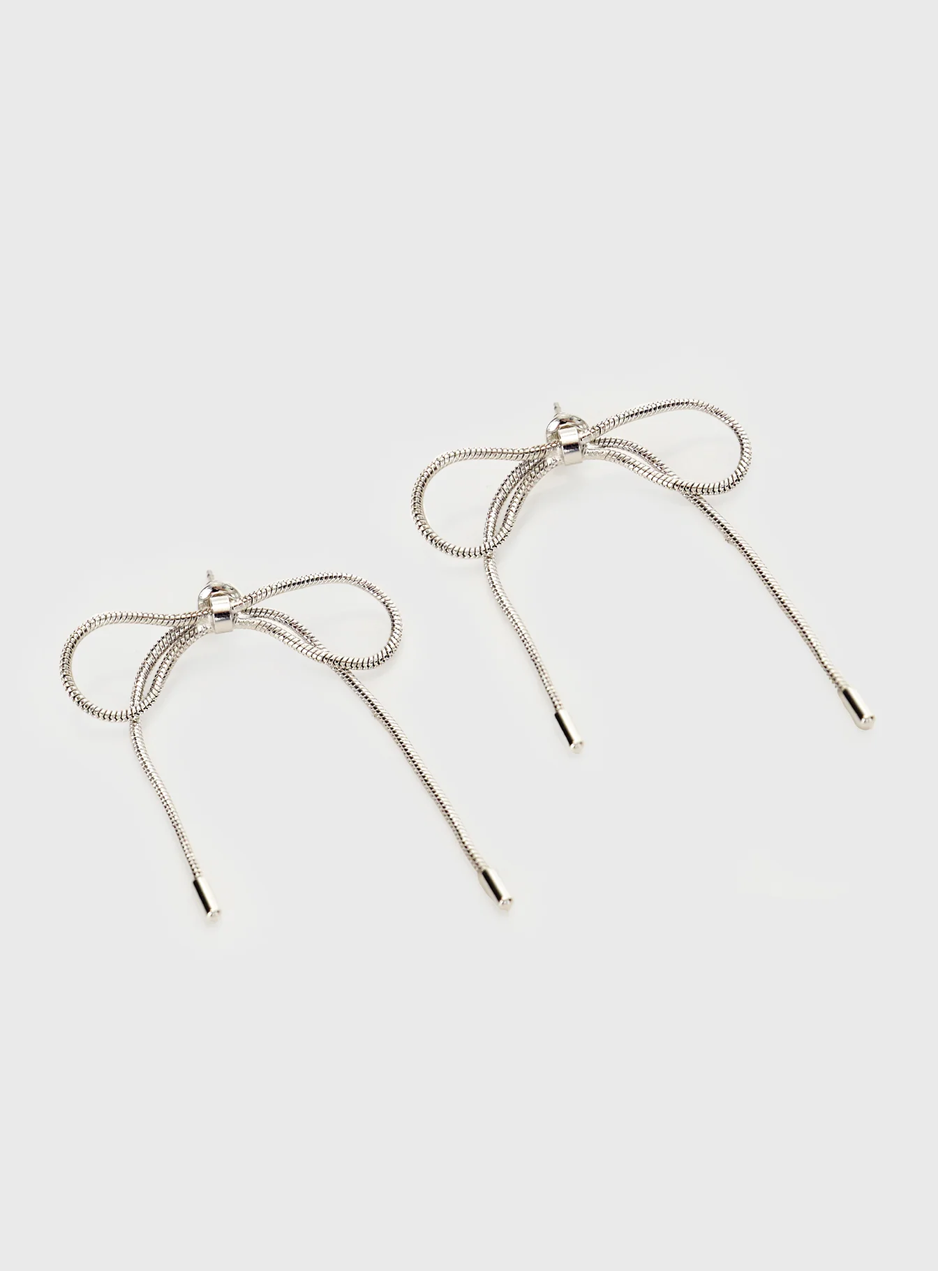 Finnian Earrings Silver - Image 2
