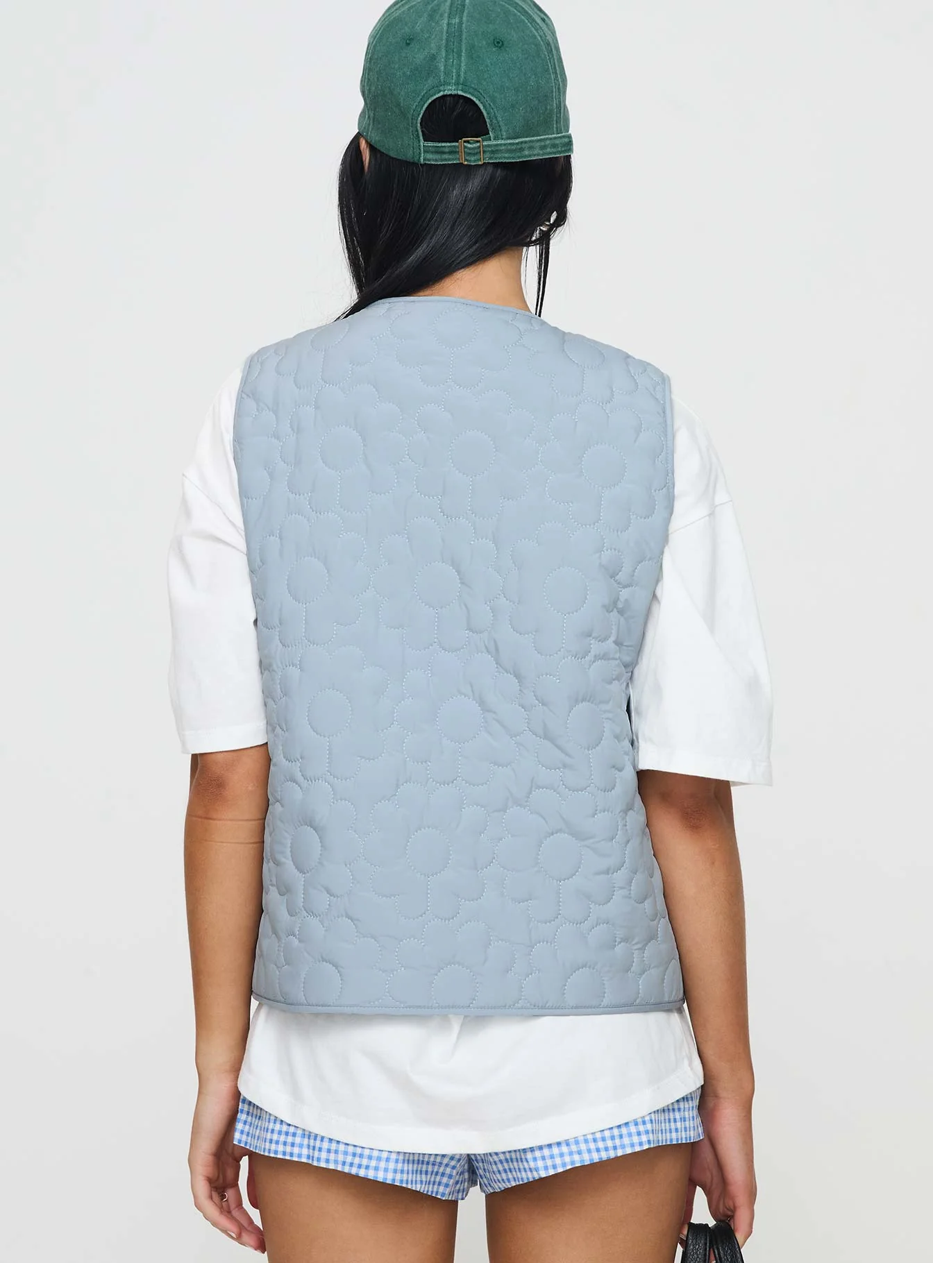 Frostwind Quilted Vest Blue - Image 4
