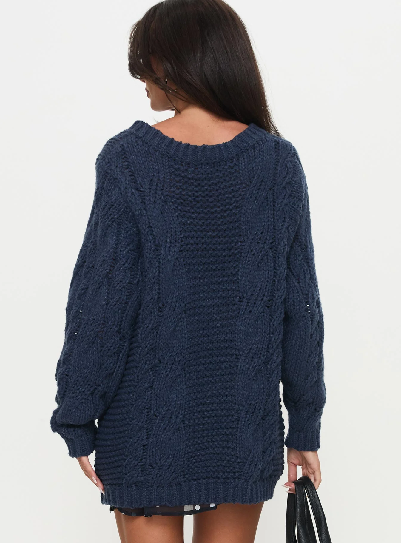 Gabrieal Knit Sweater Navy - Image 4