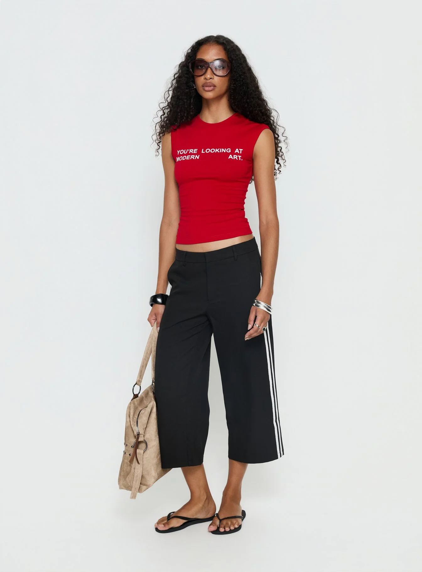 Genesis Capri Pants Noir - Image 3