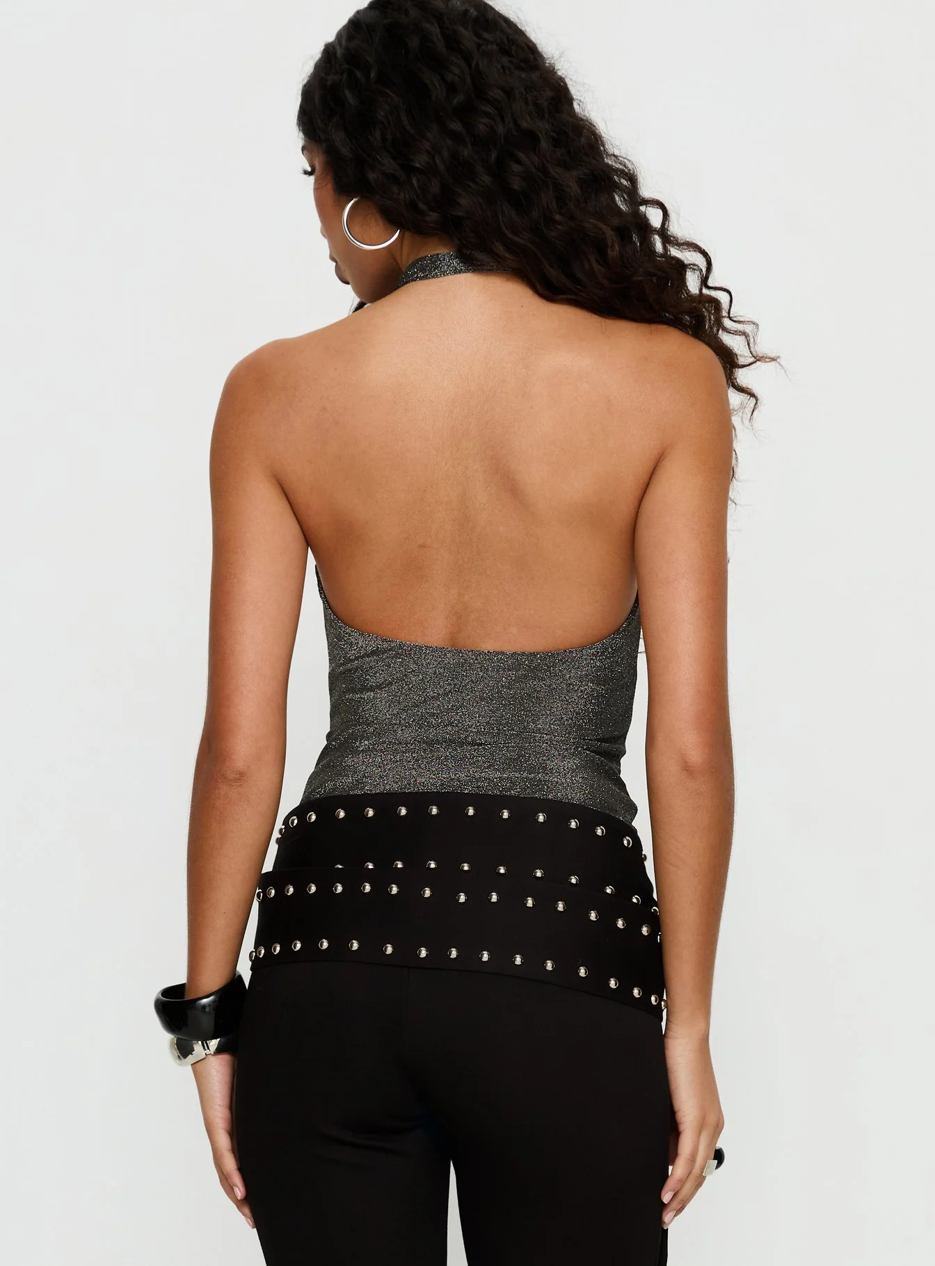 Giggle Top Charcoal Shimmer - Image 5