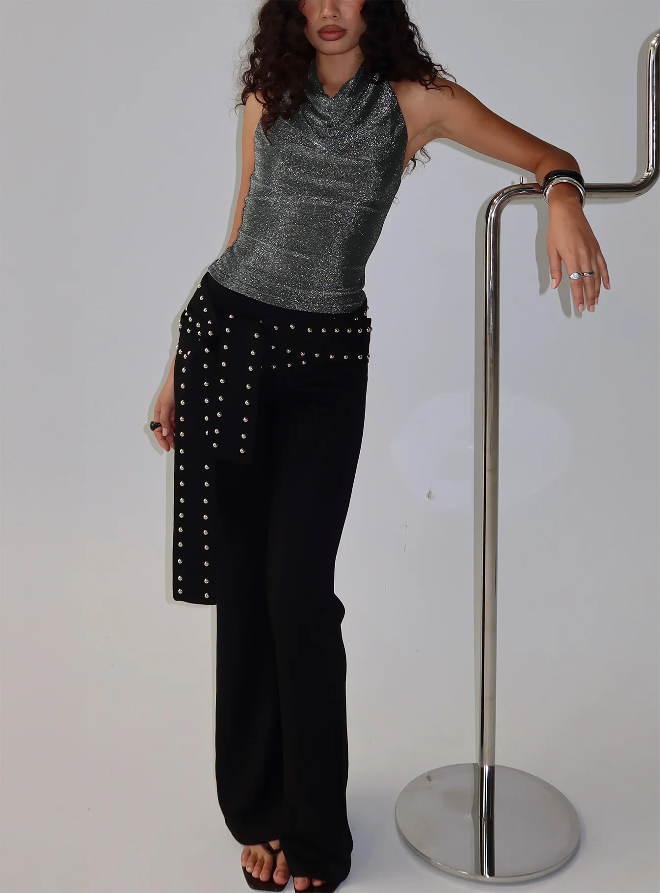 Giggle Top Charcoal Shimmer - Image 8