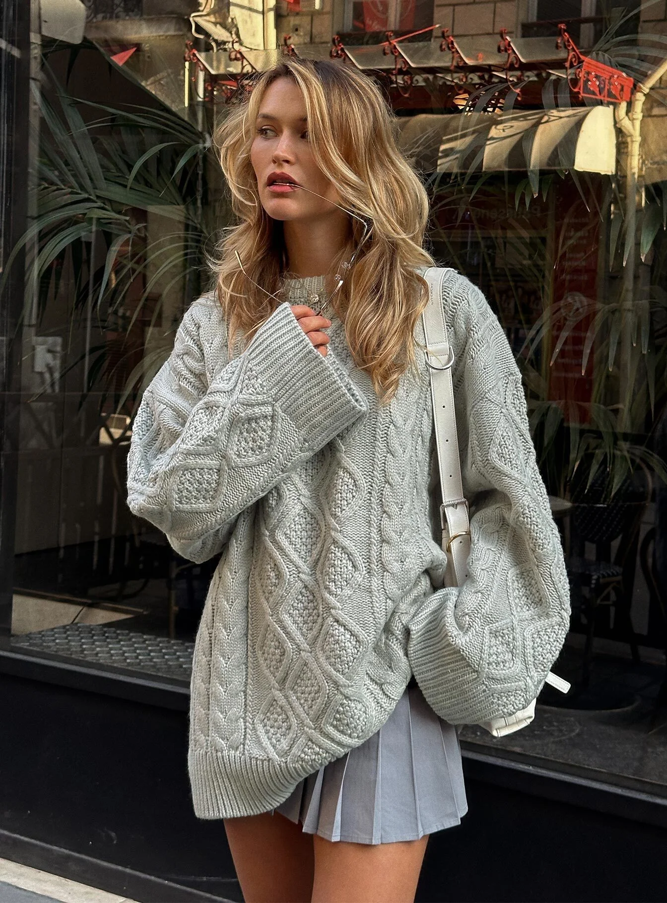 Gigi Knit Sweater Cloud - Image 8