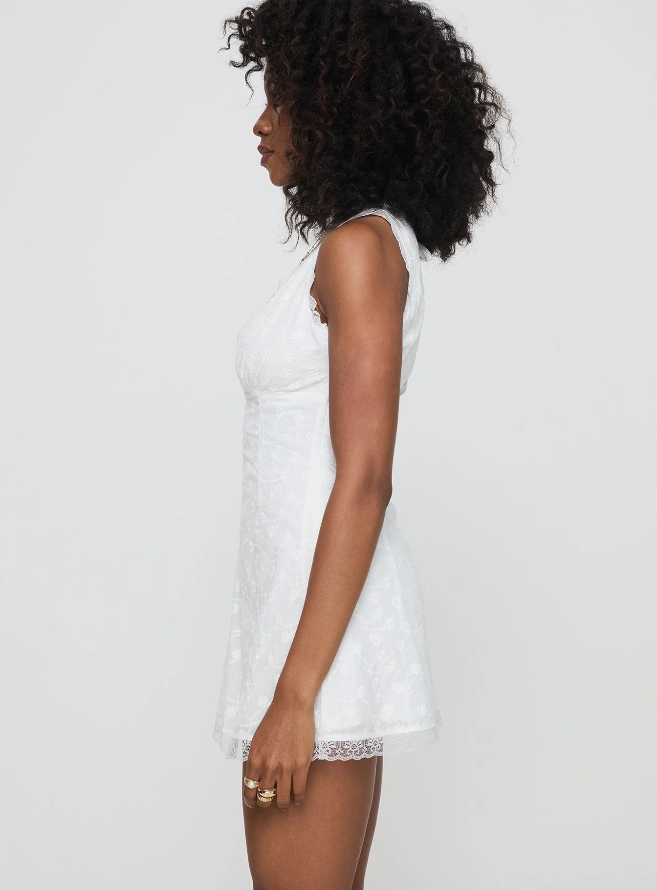 Gimmie Mini Dress White - Image 4