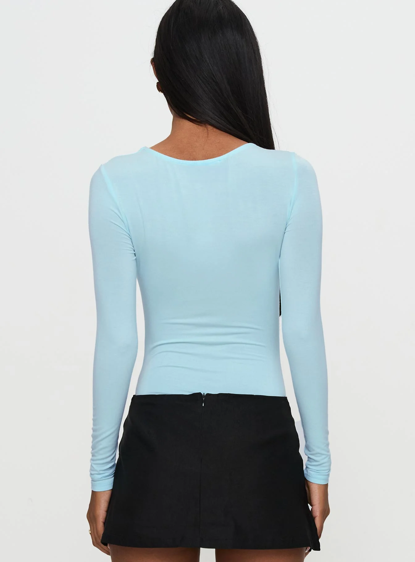 Glorious Look Twist Detail Bodysuit Blue - Image 4