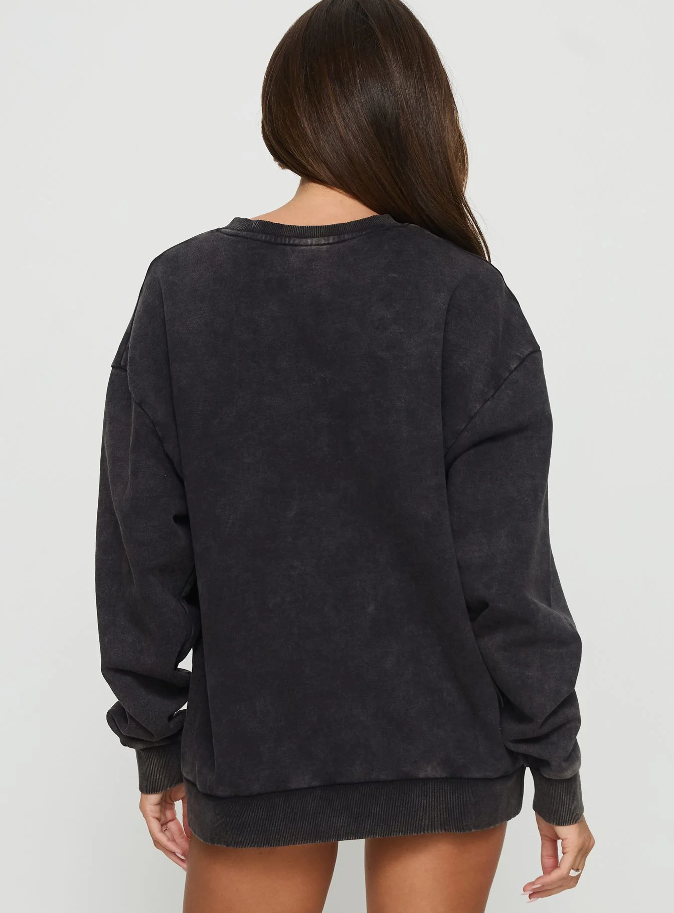 Hand Picked Graphic Jumper Black - Image 4