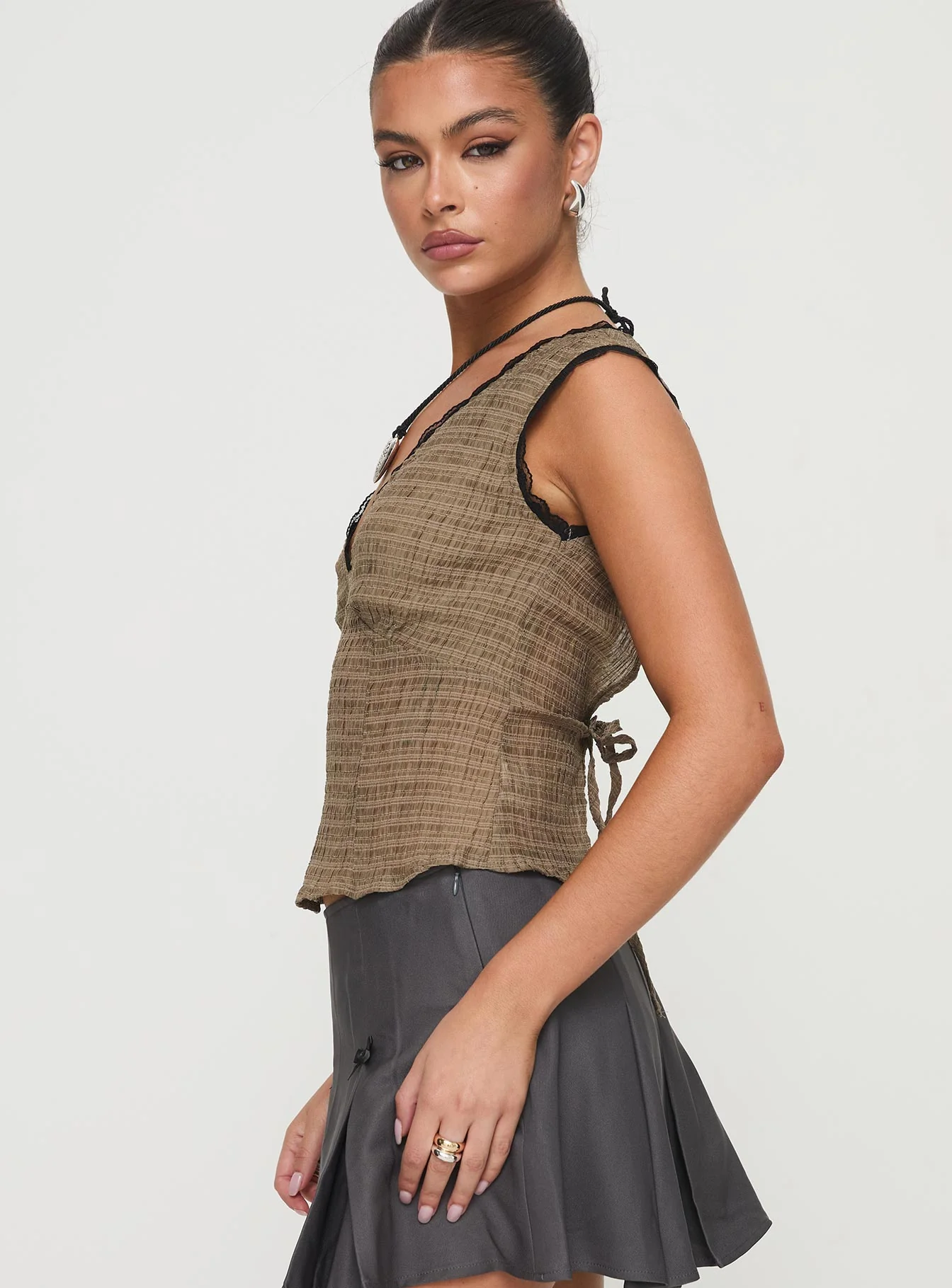 Hagea Top Olive - Image 4