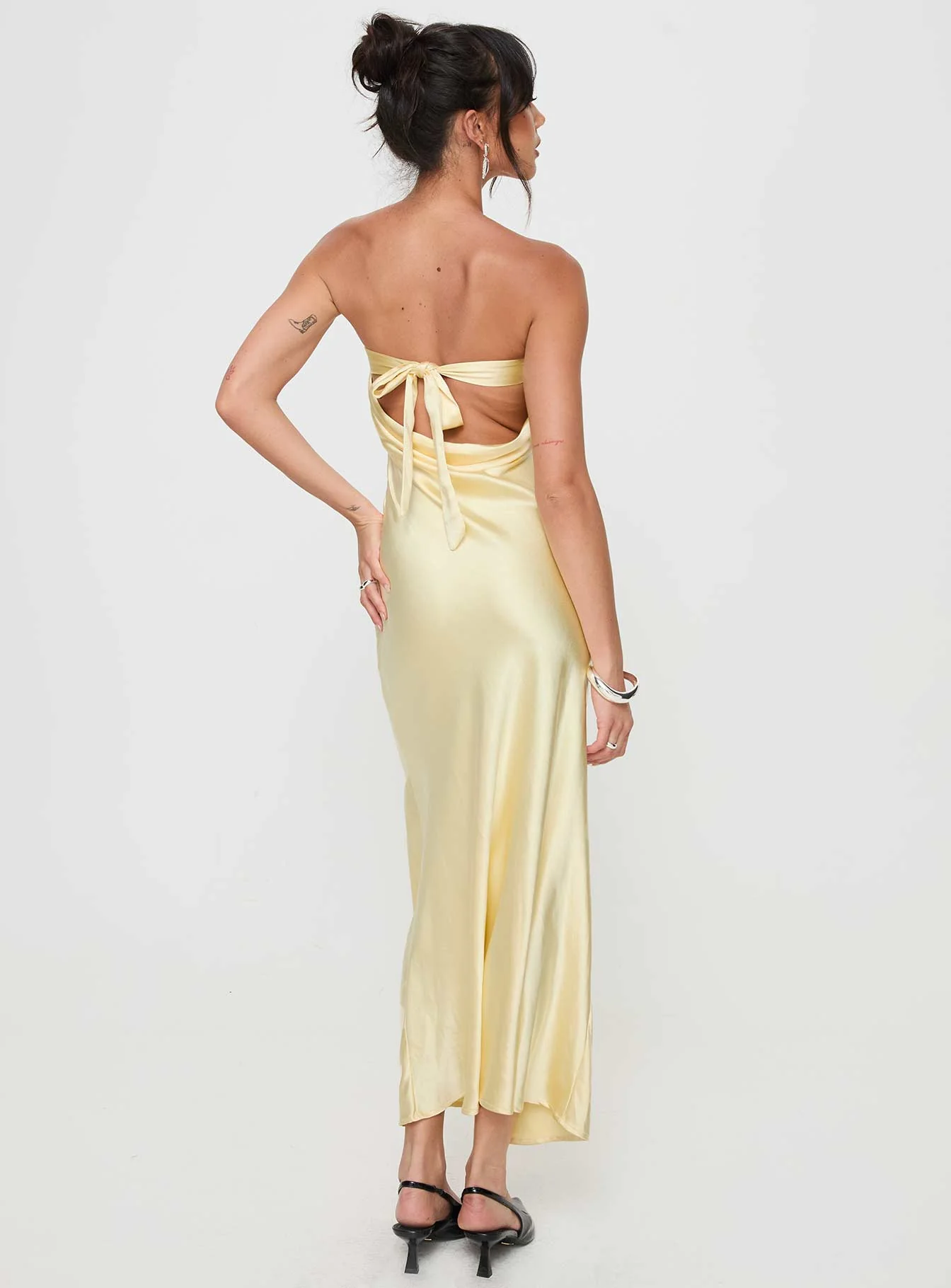 Haley Maxi Dress Yellow - Image 5