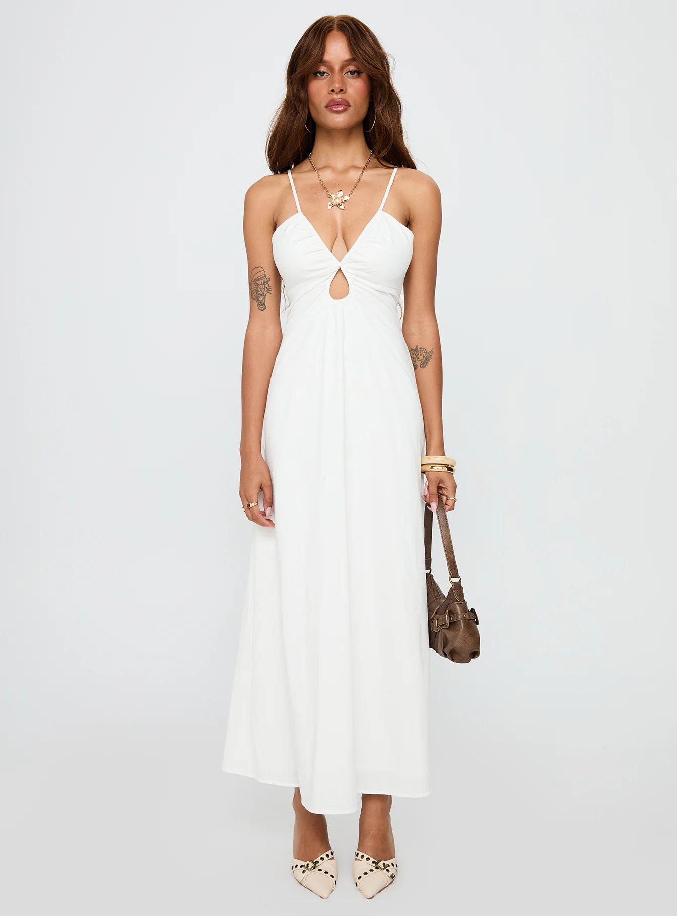 Harkonnen Maxi Dress White - Image 7