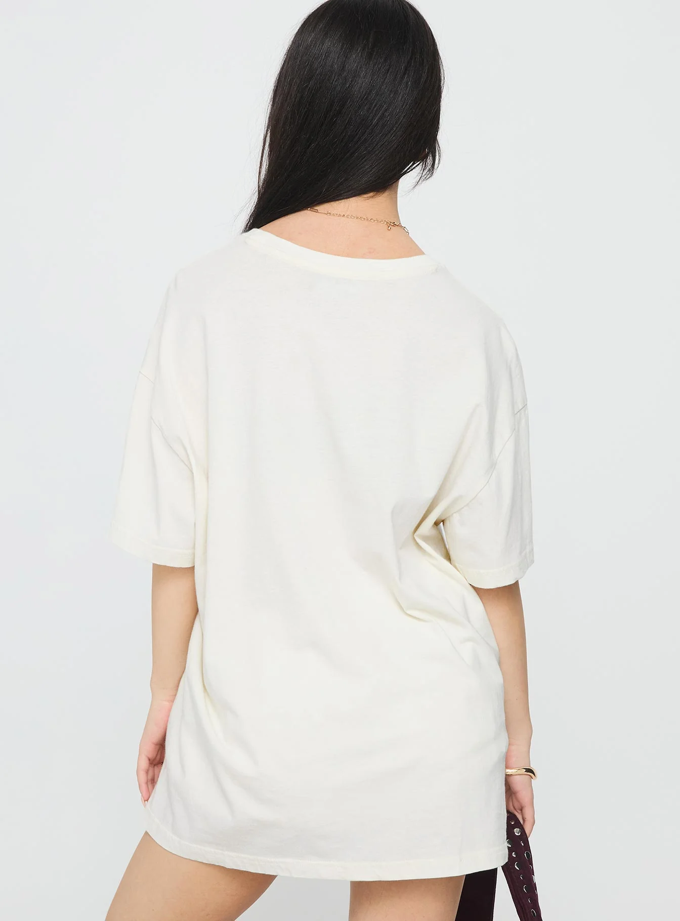Hawaii Locale Oversized Graphic Tee Marshmellow - Image 5