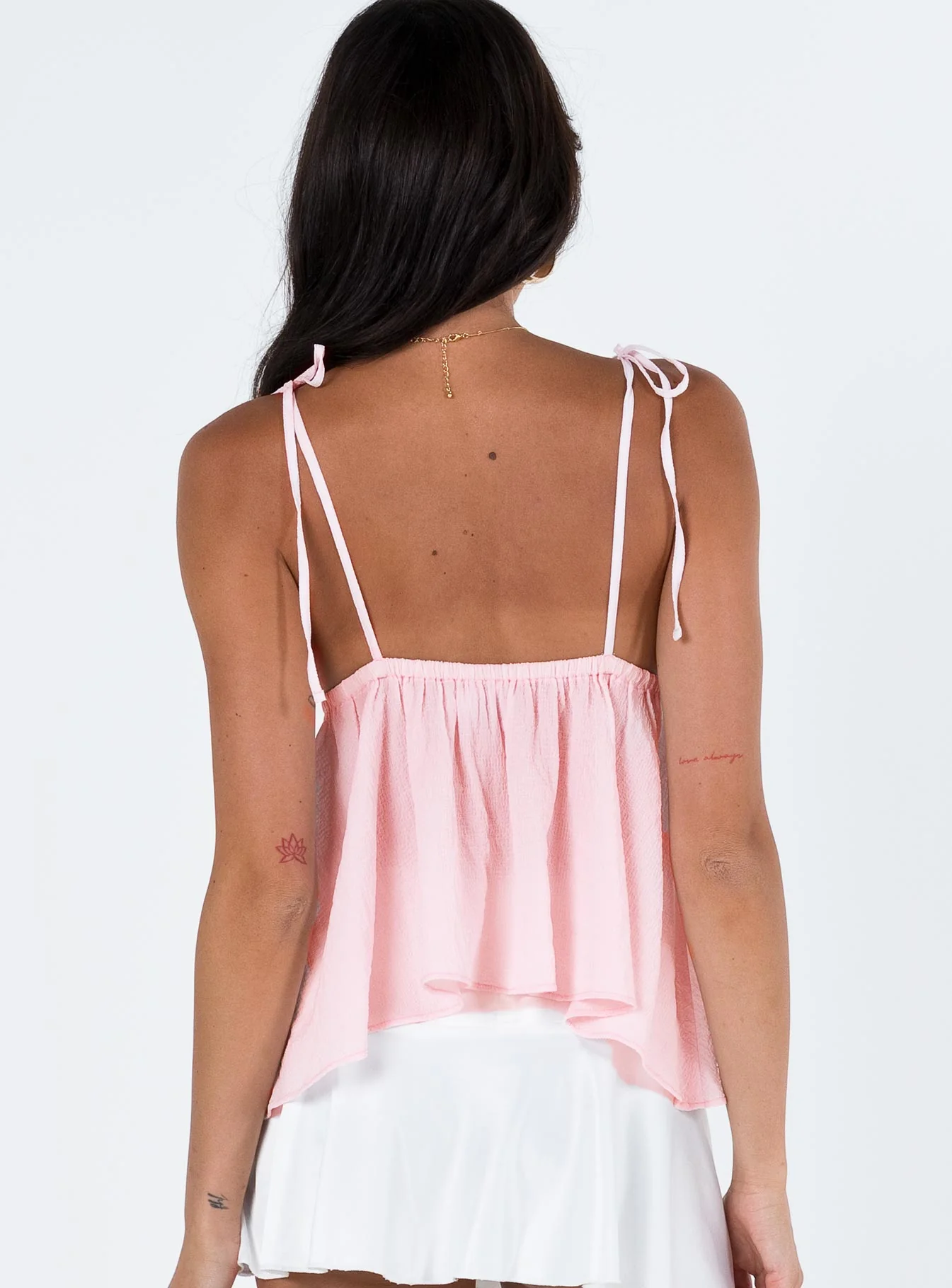 Hearts Flutter Top Pink - Image 5