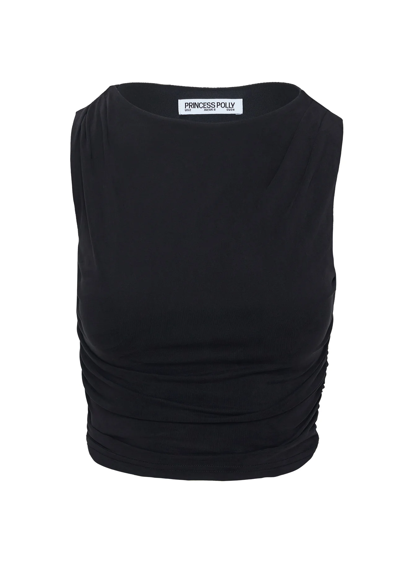 Hold Em High Neck Top Black - Image 9