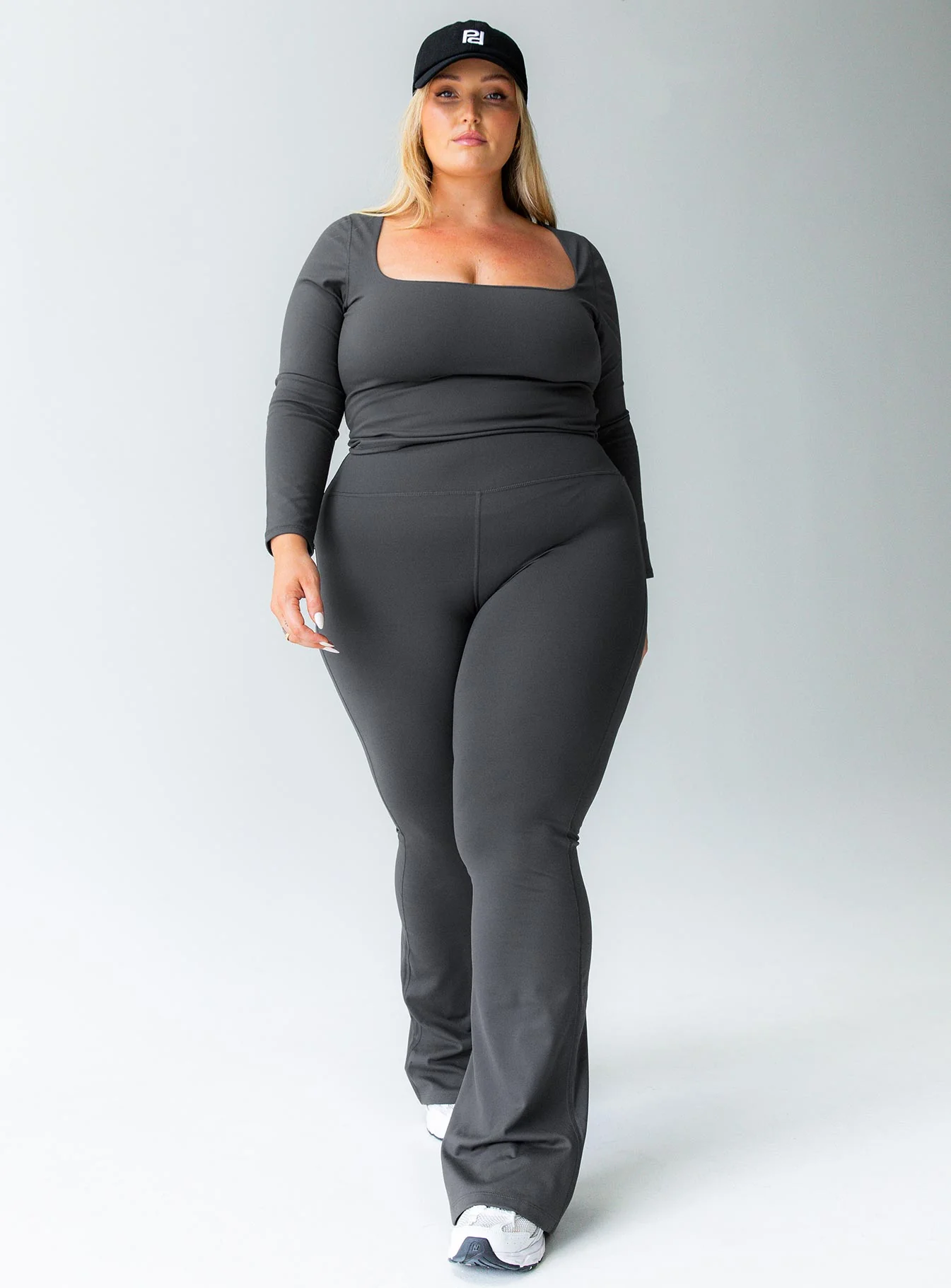 Integrity Activewear Yoga Pants Grey Curve - Image 3