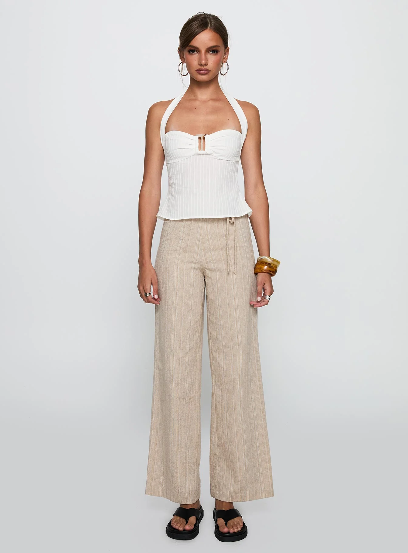 Isabetta Halter Top White Petite - Image 7