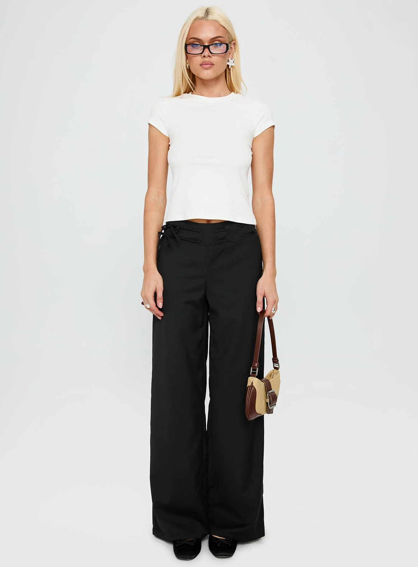 Just Have Fun Wide Leg Pant Black - Image 7