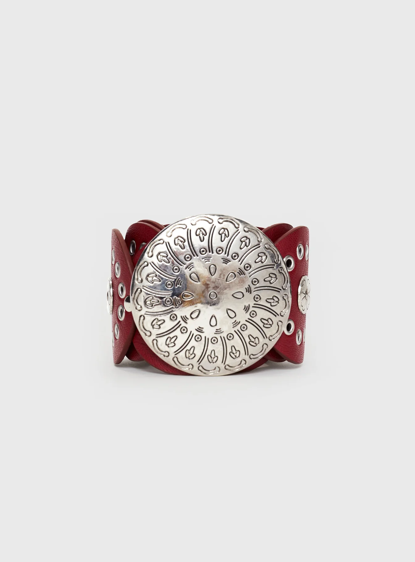 Karelle Belt Burgundy - Image 2