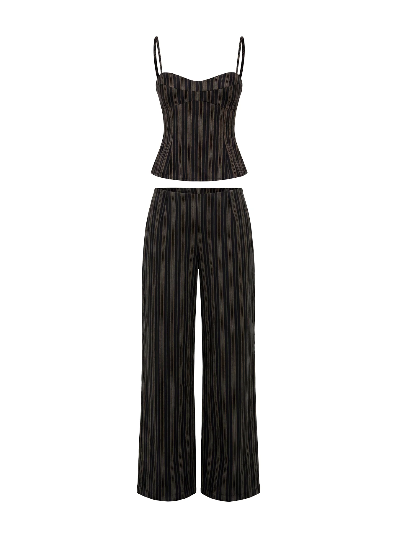 Kierstyn Corset Set Black Stripe Tall - Image 12