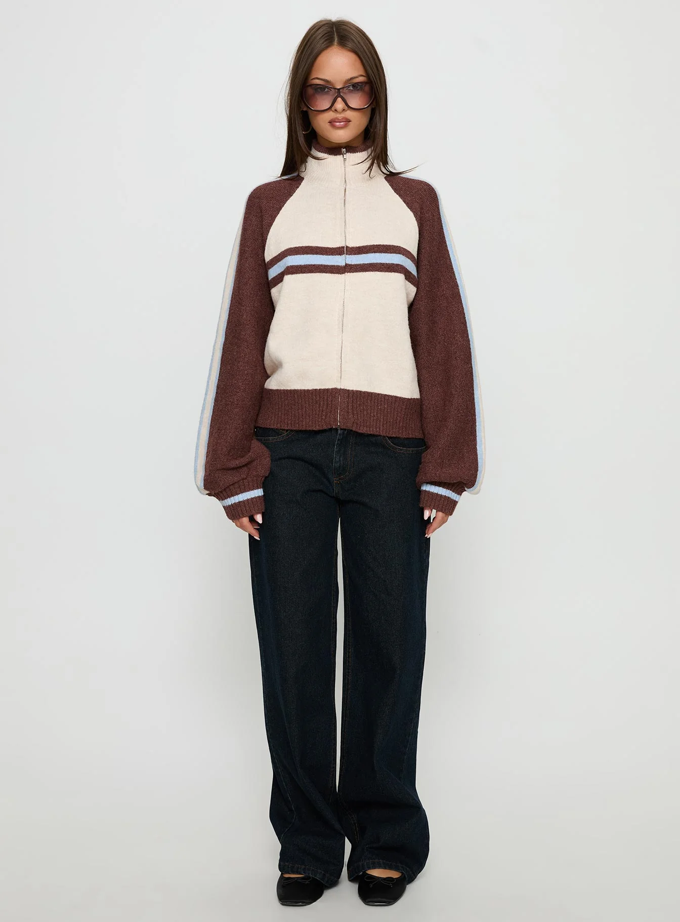 Korinne Low Rise Baggy Jeans Indigo - Image 7