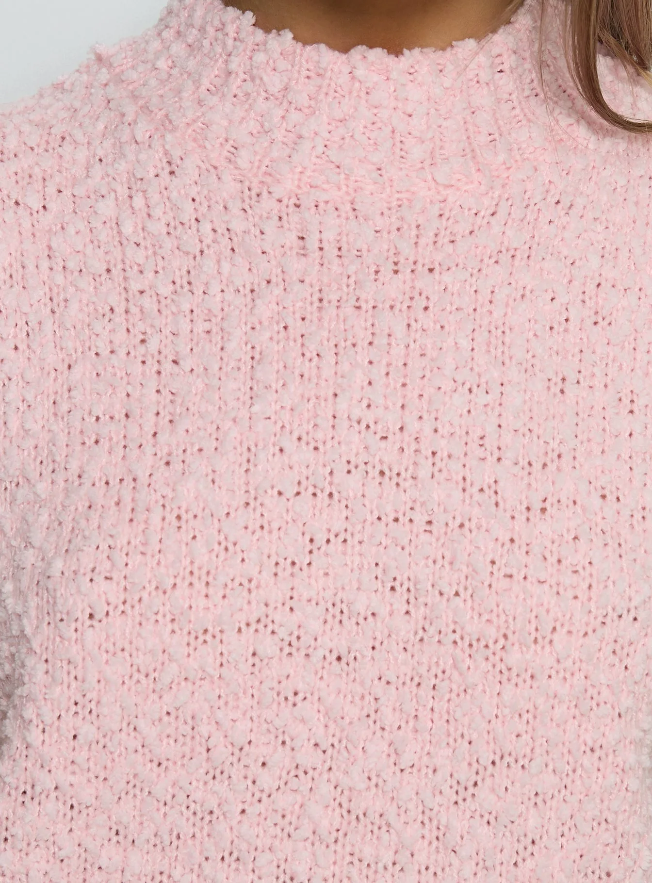 Lanette High Neck Sleeveless Top Soft Pink - Image 5