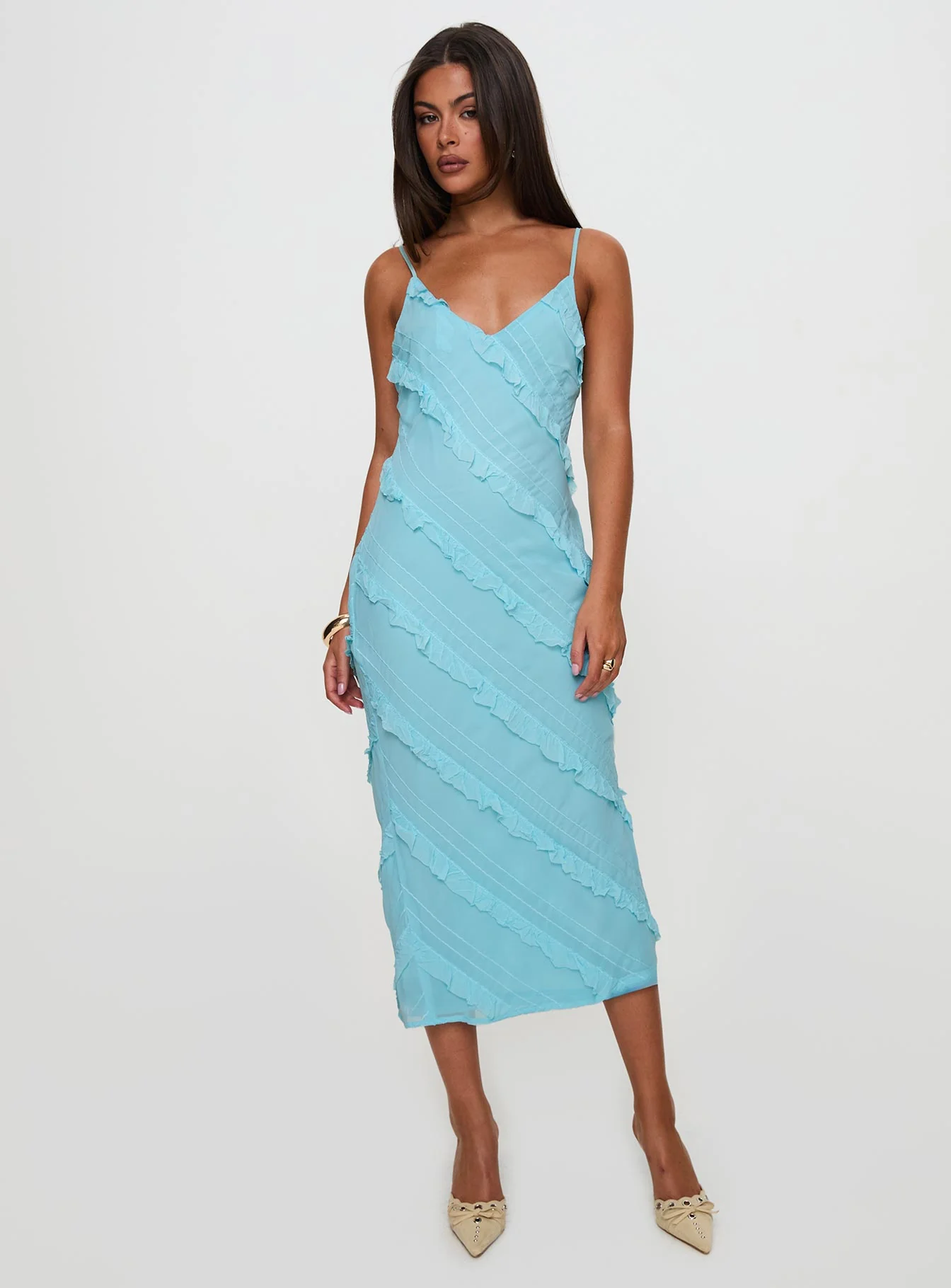 Lars Maxi Dress Turquoise - Image 5