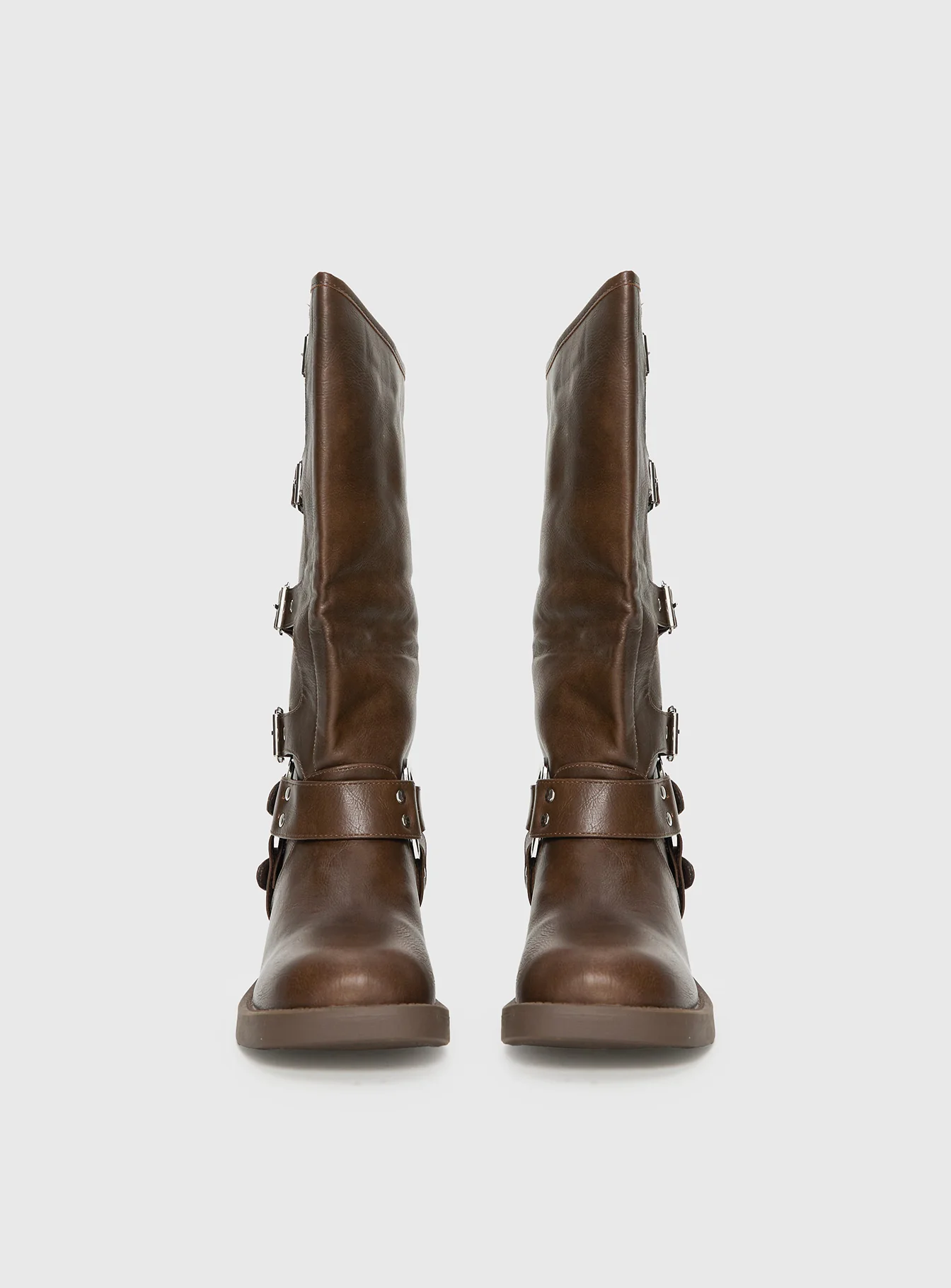 Buckle Down Boots Brown - Image 3