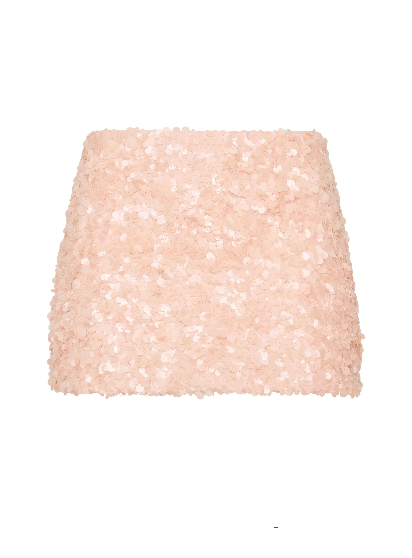 Leslay Sequin Mini Skirt Orange - Image 9