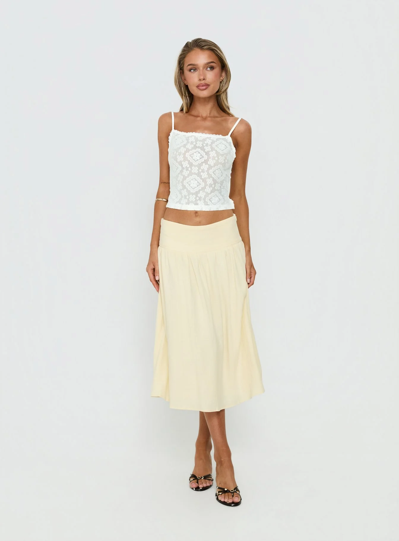 Lichen Lace Backless Top White - Image 3