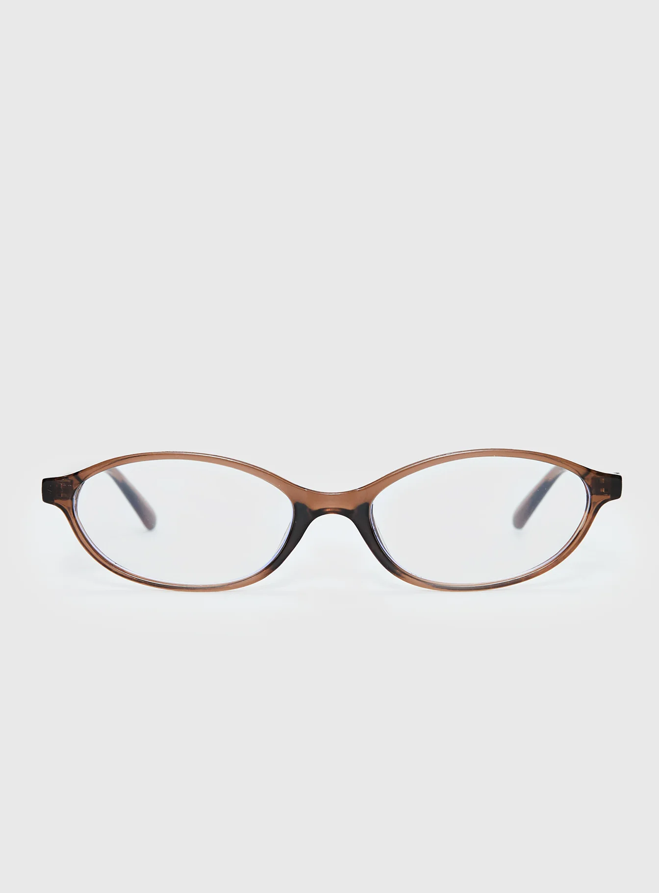 Life Begins Blue Light Glasses Light Brown - Image 2