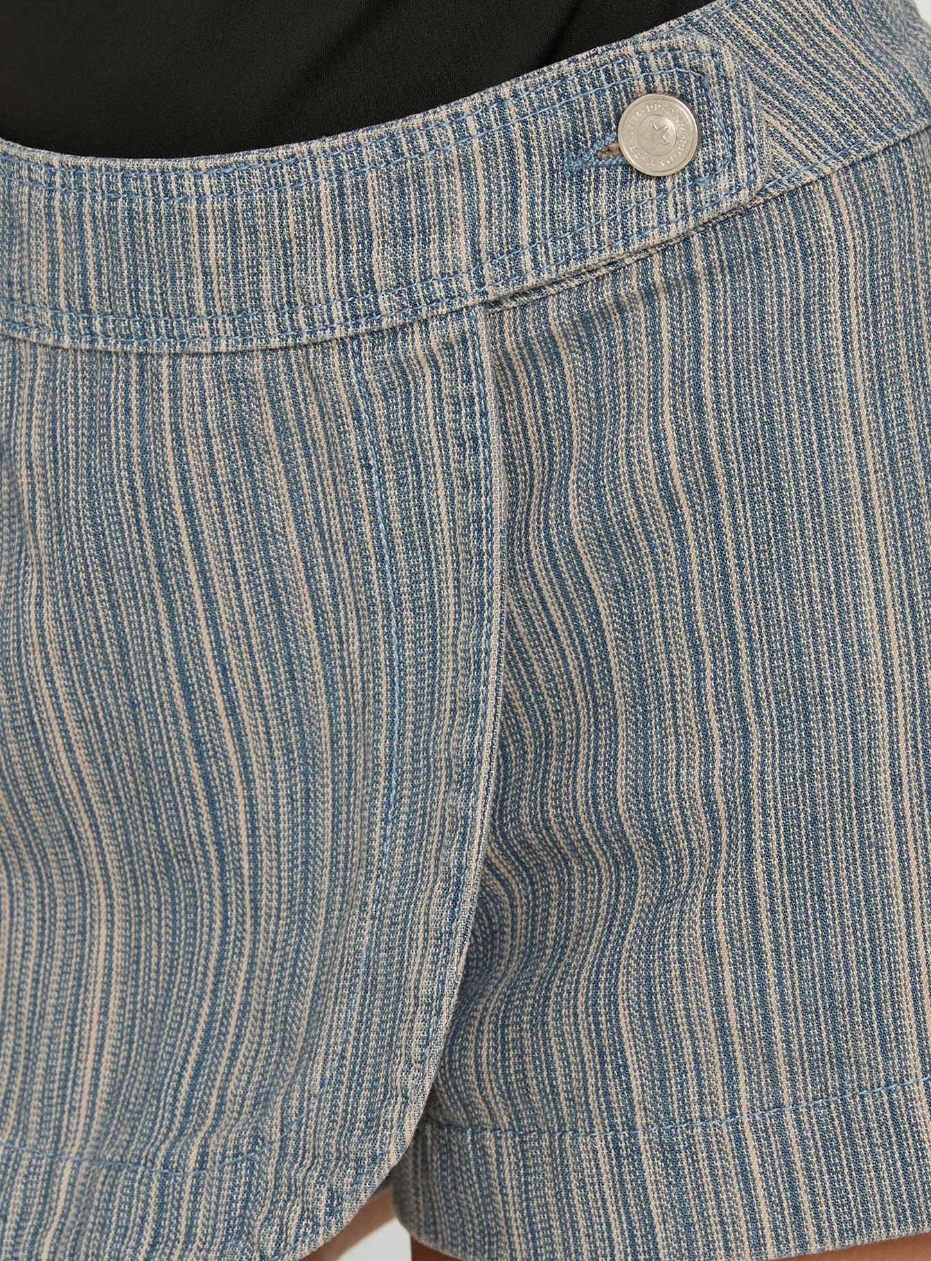 Lifetimes Micro Skort Dark Blue Stripe - Image 6