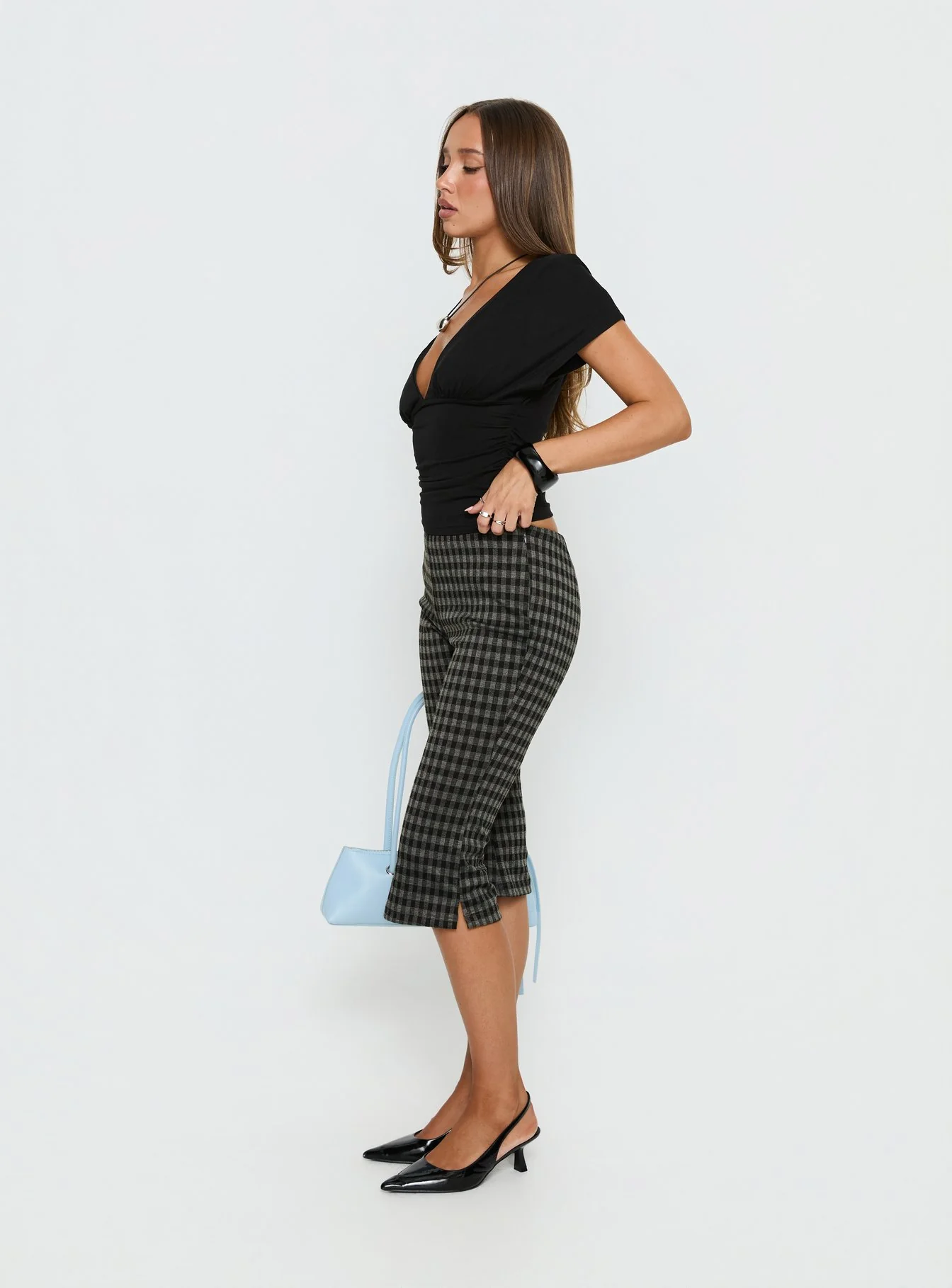 Lights Are Off Capri Pants Multi - Image 4