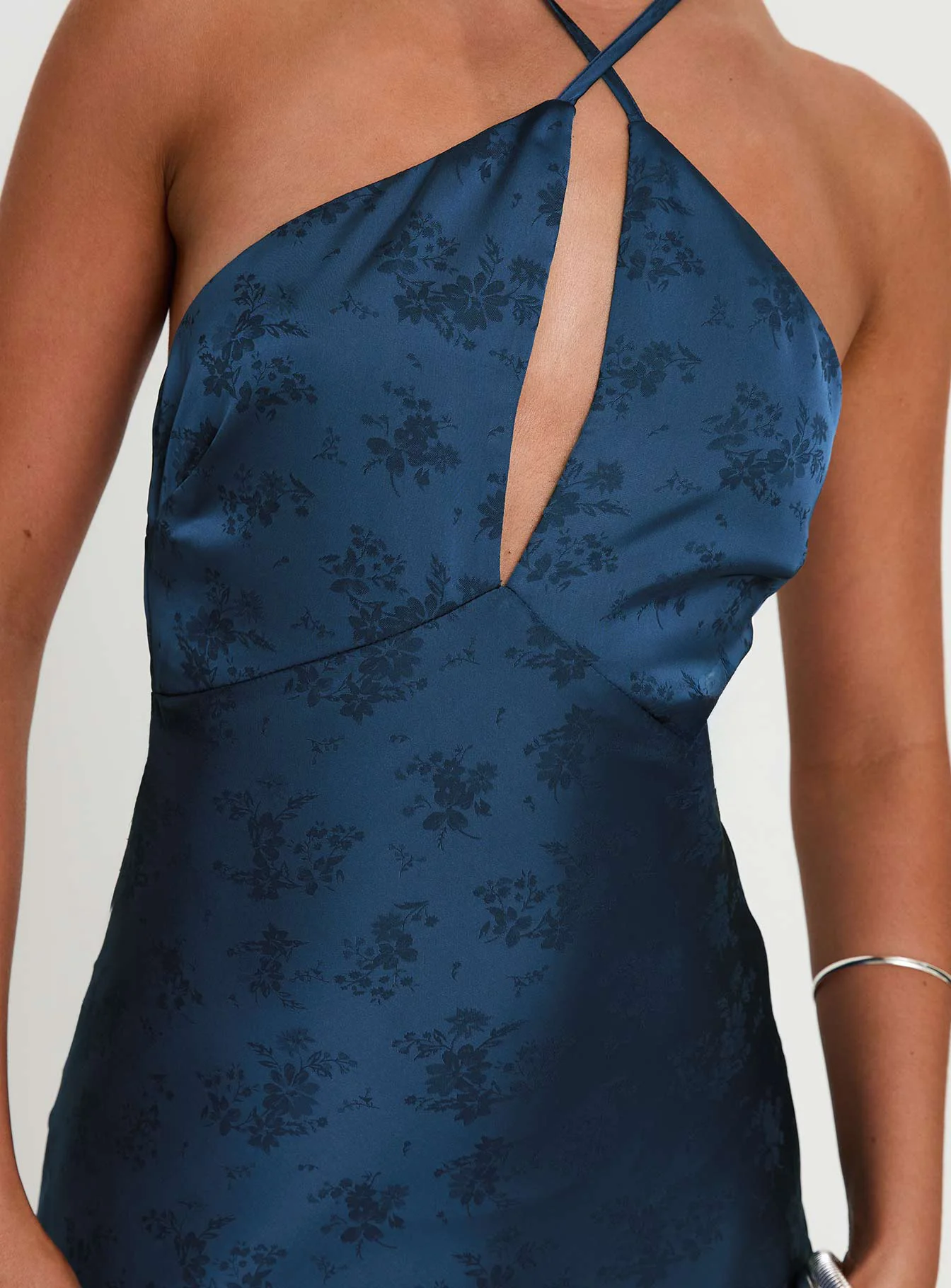 Limosina Halter Maxi Dress Navy - Image 6